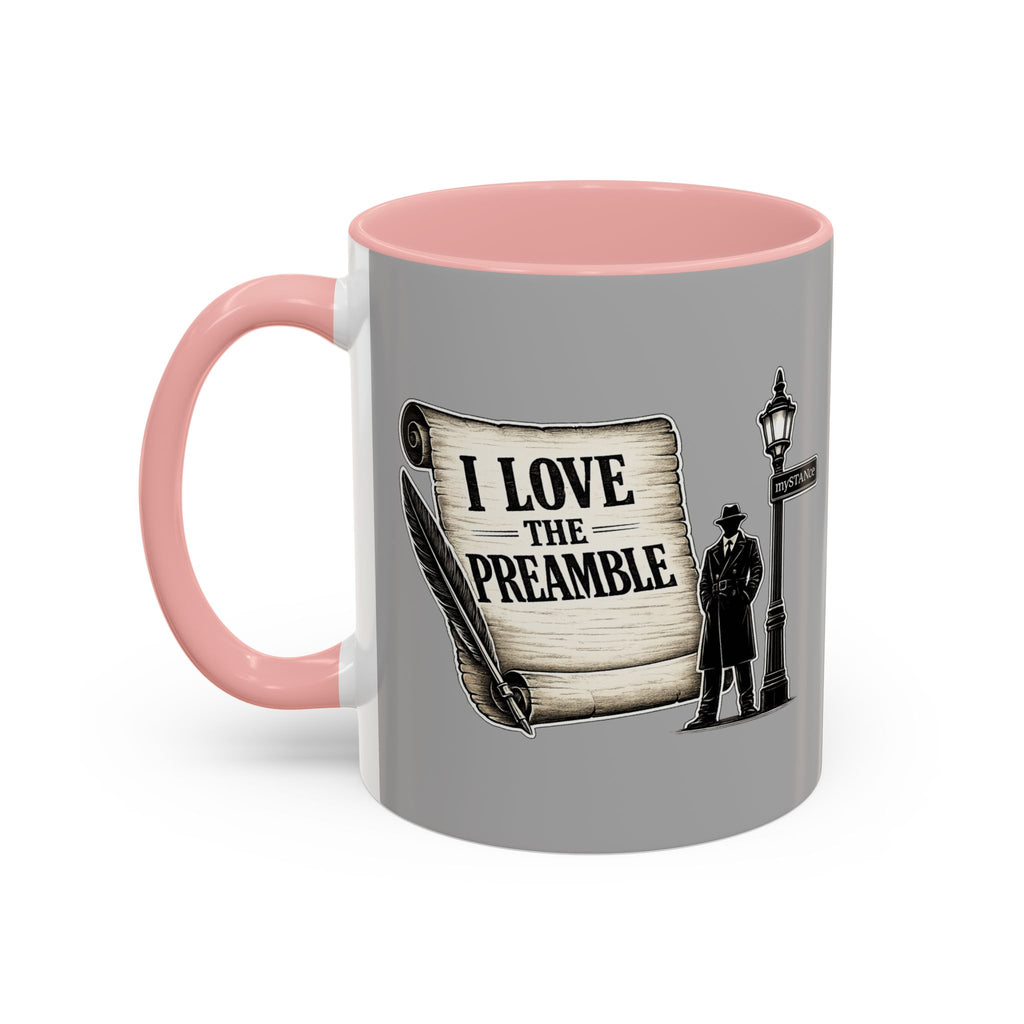Coffee Mug — Vintage Detective 'mySTANce' Accent Ceramic Mug