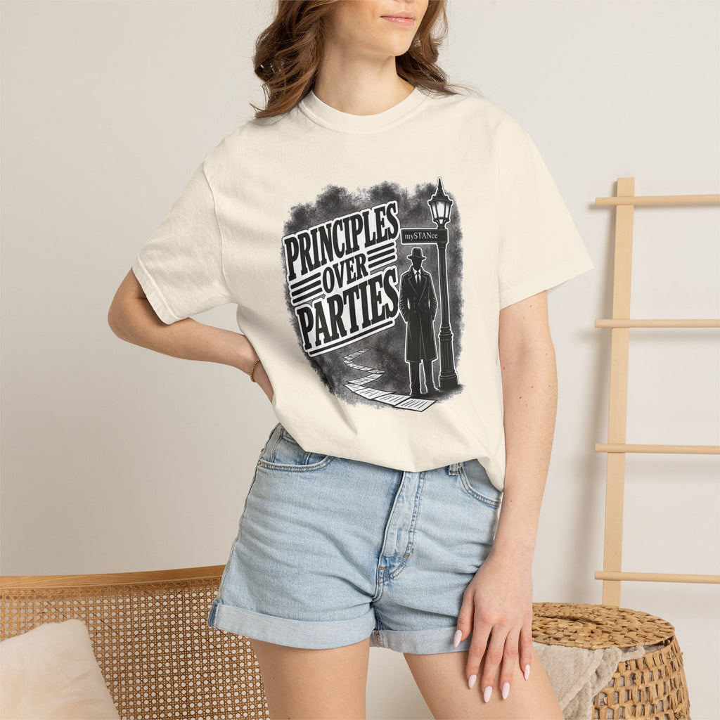 Principles Over Parties – mySTANce Noir T-Shirt