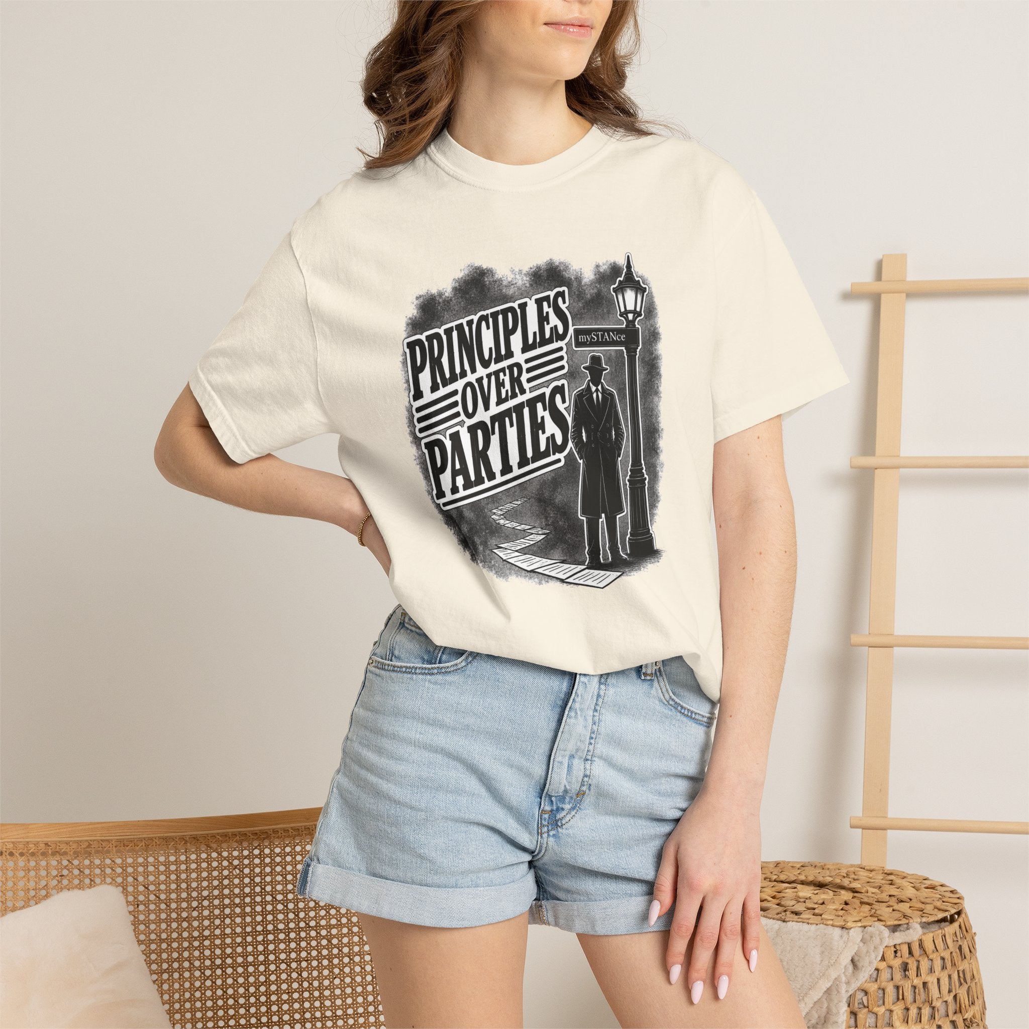 Principles Over Parties – mySTANce Noir T-Shirt