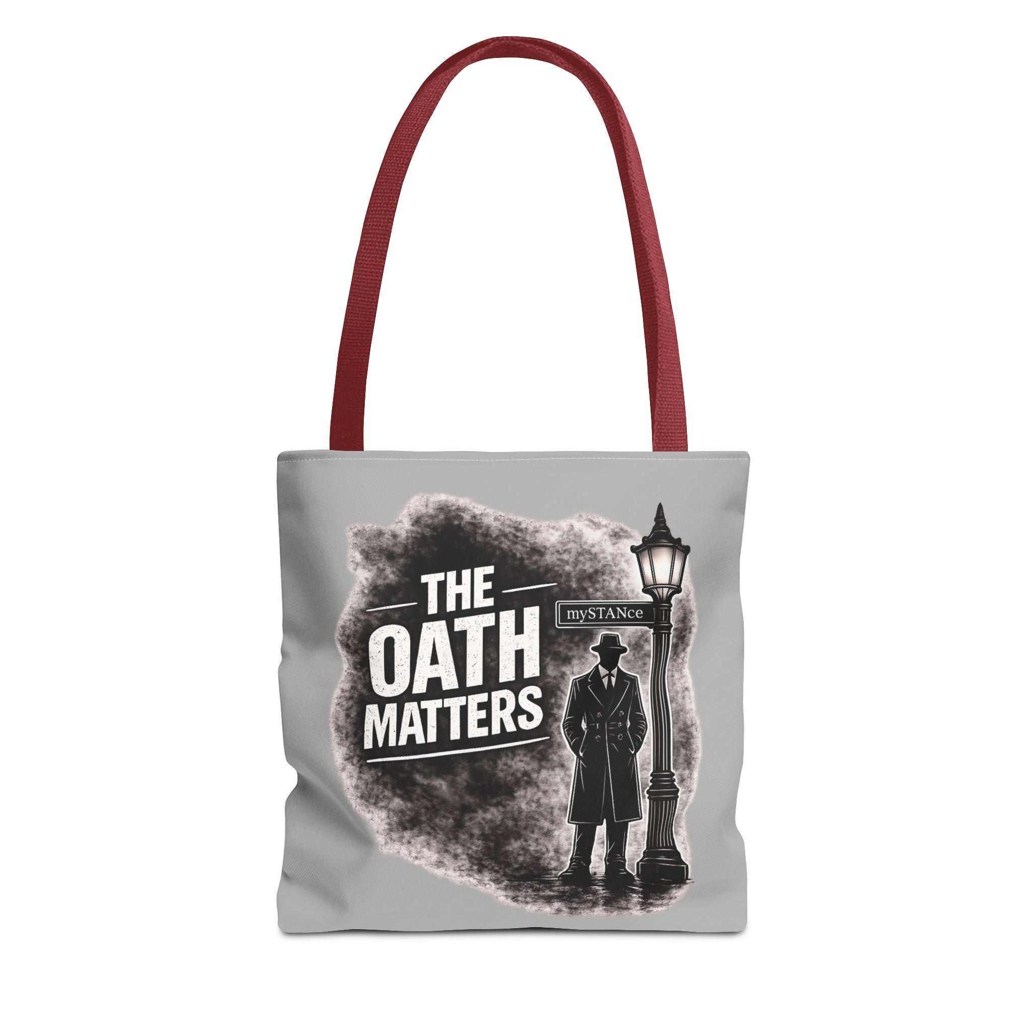 Tote Bag — 'The Oath Matters' Noir Vintage Detective Design