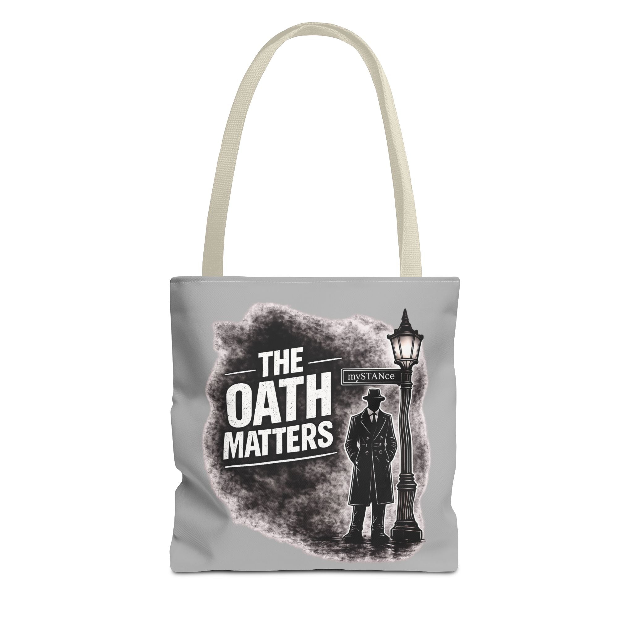 Tote Bag — 'The Oath Matters' Noir Vintage Detective Design