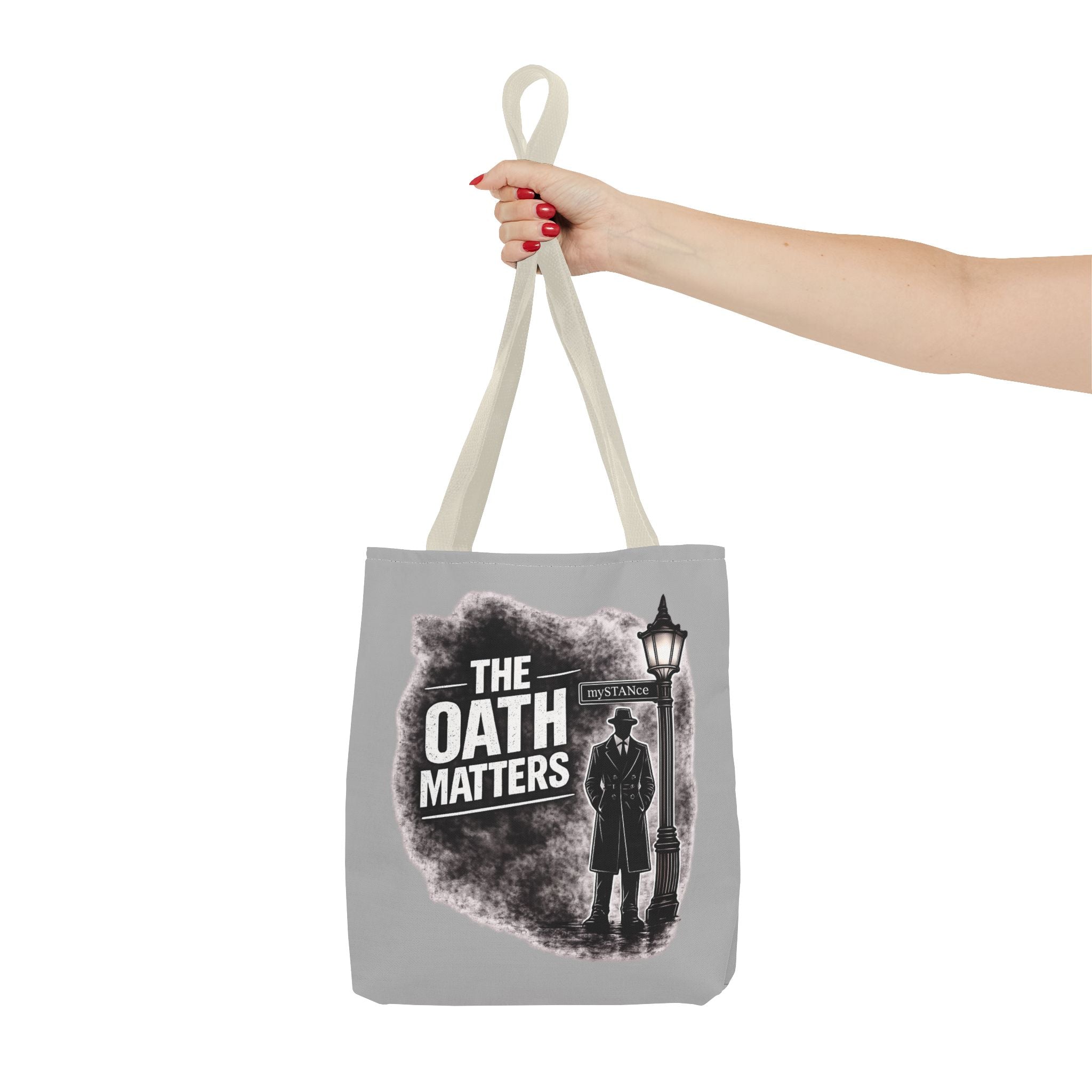 Tote Bag — 'The Oath Matters' Noir Vintage Detective Design