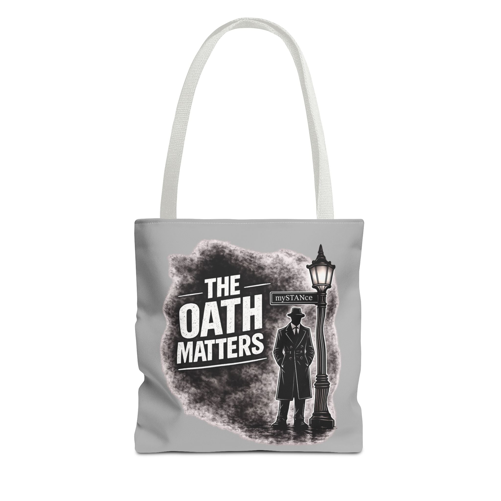 Tote Bag — 'The Oath Matters' Noir Vintage Detective Design