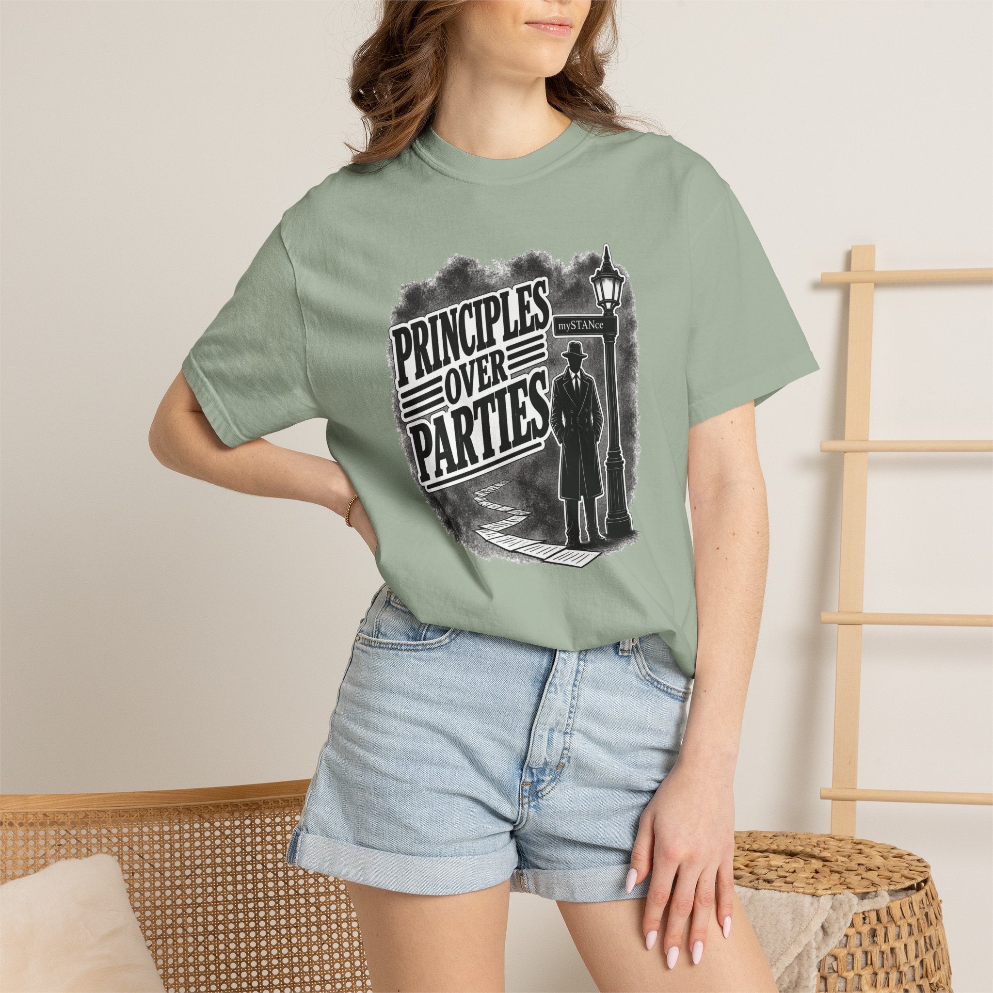 Principles Over Parties – mySTANce Noir T-Shirt