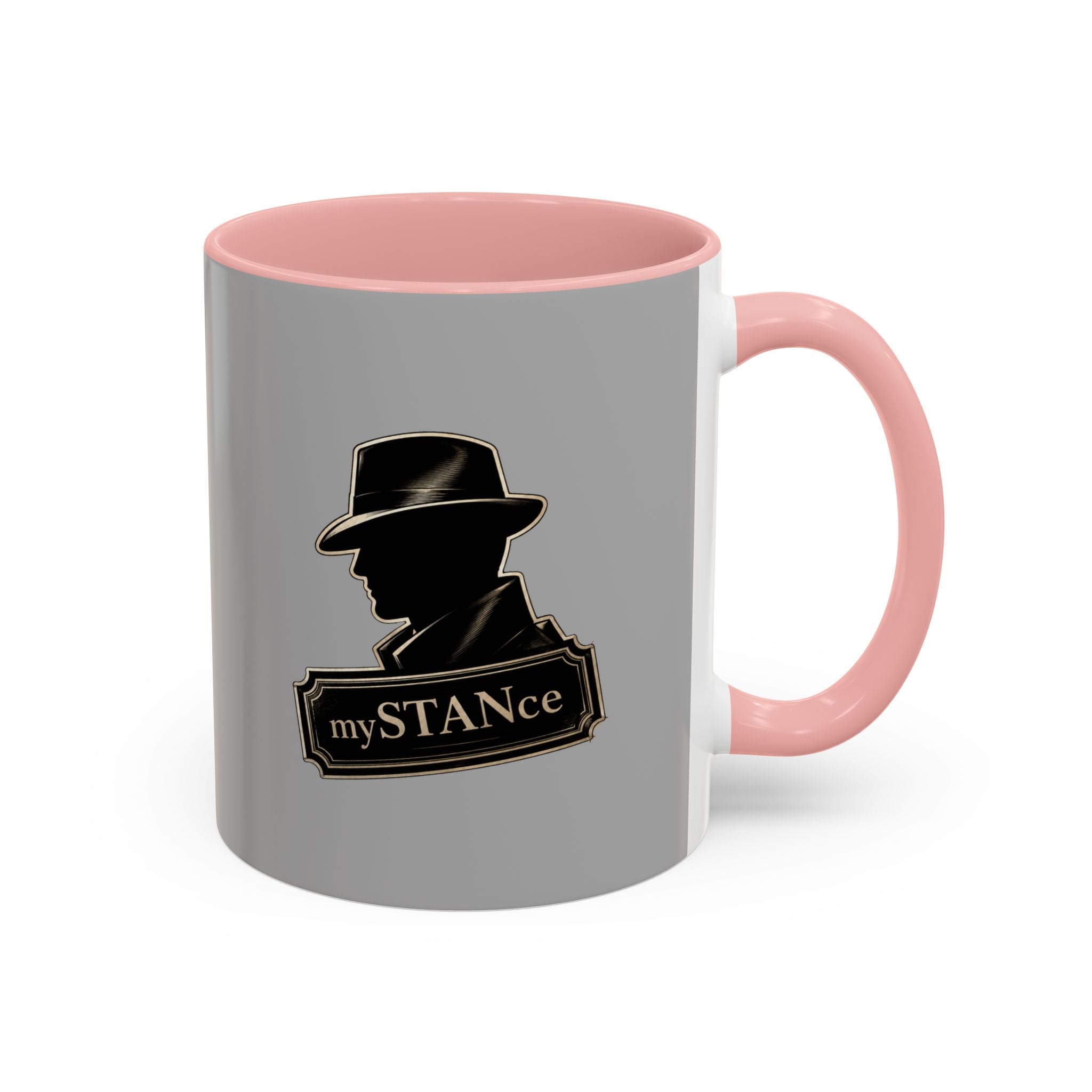 Coffee Mug — Vintage Detective 'mySTANce' Accent Ceramic Mug