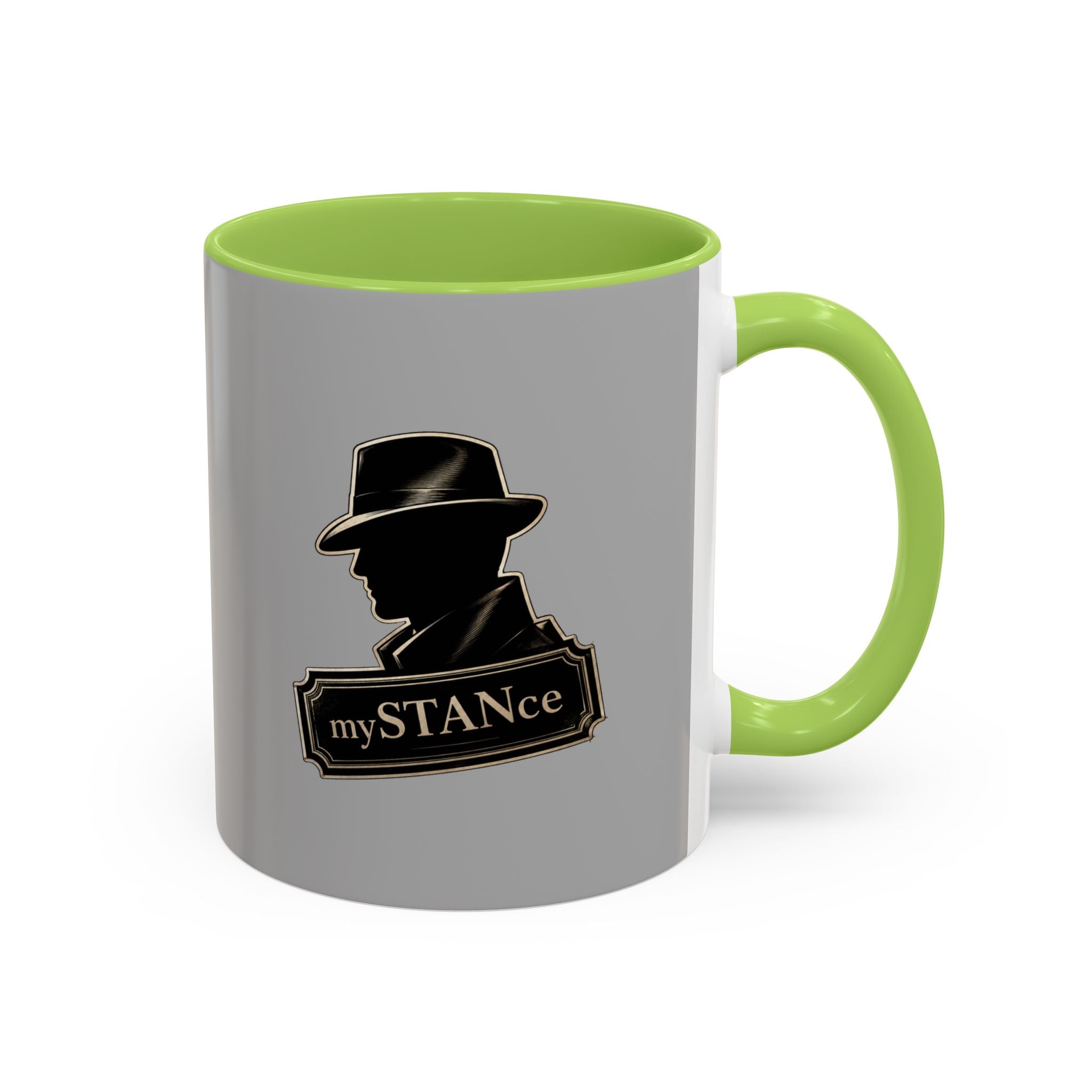 Coffee Mug — Vintage Detective 'mySTANce' Accent Ceramic Mug