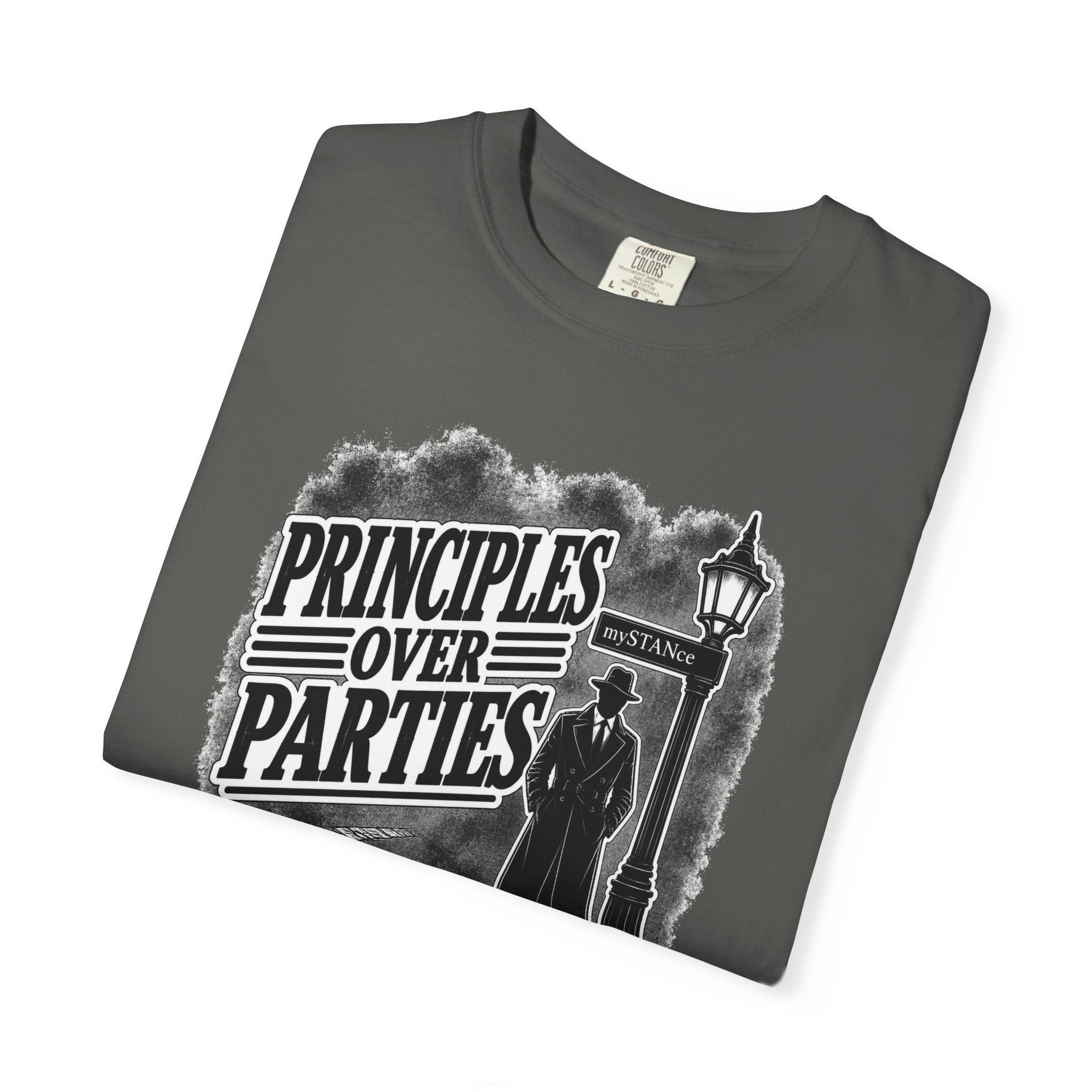 Principles Over Parties – mySTANce Noir T-Shirt