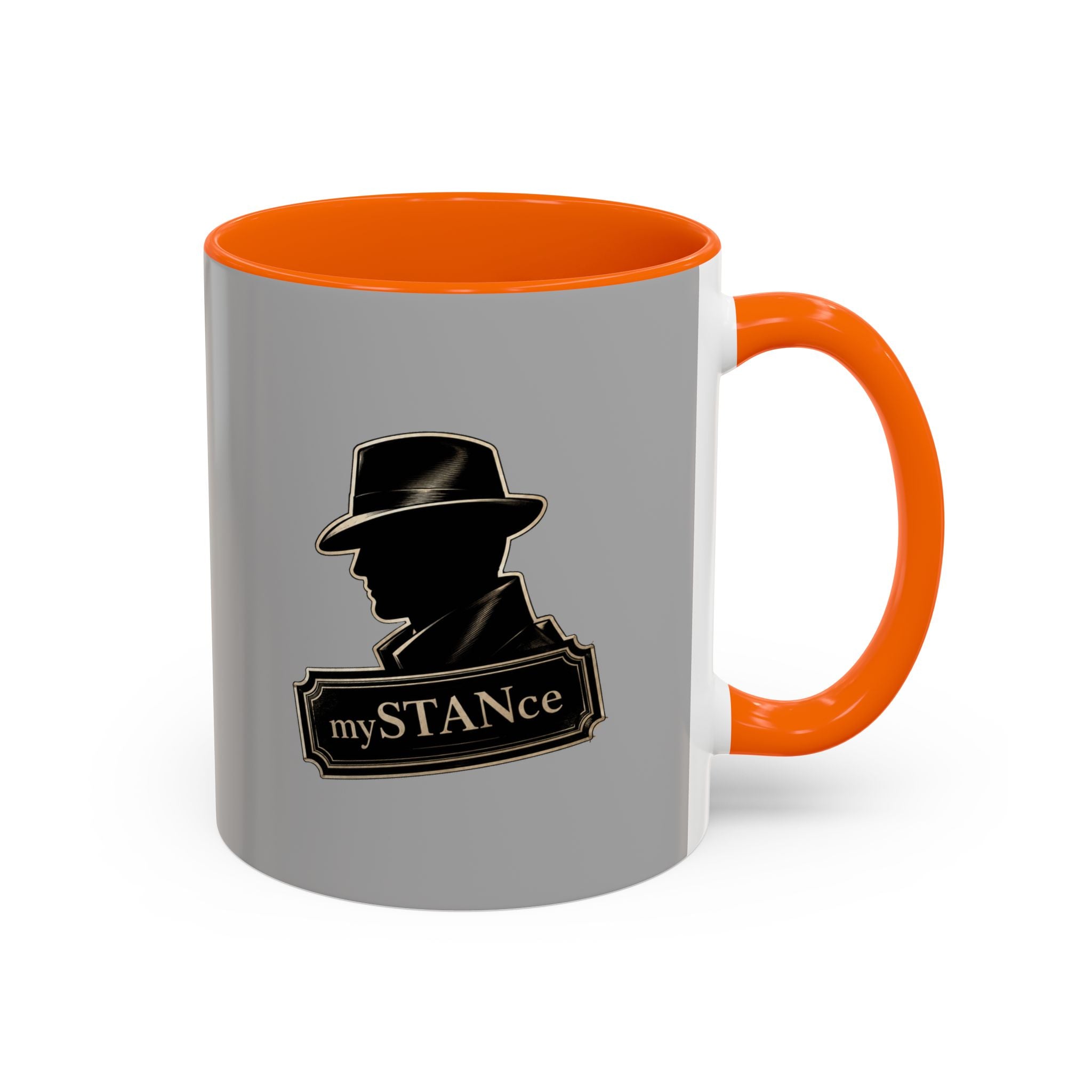 Coffee Mug — Vintage Detective 'mySTANce' Accent Ceramic Mug
