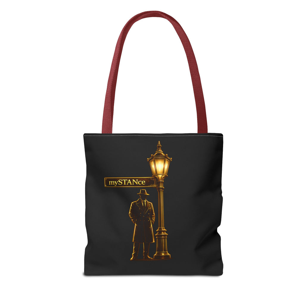 We The People Still My STANce Tote Bag — Political Statement Black AOP Tote