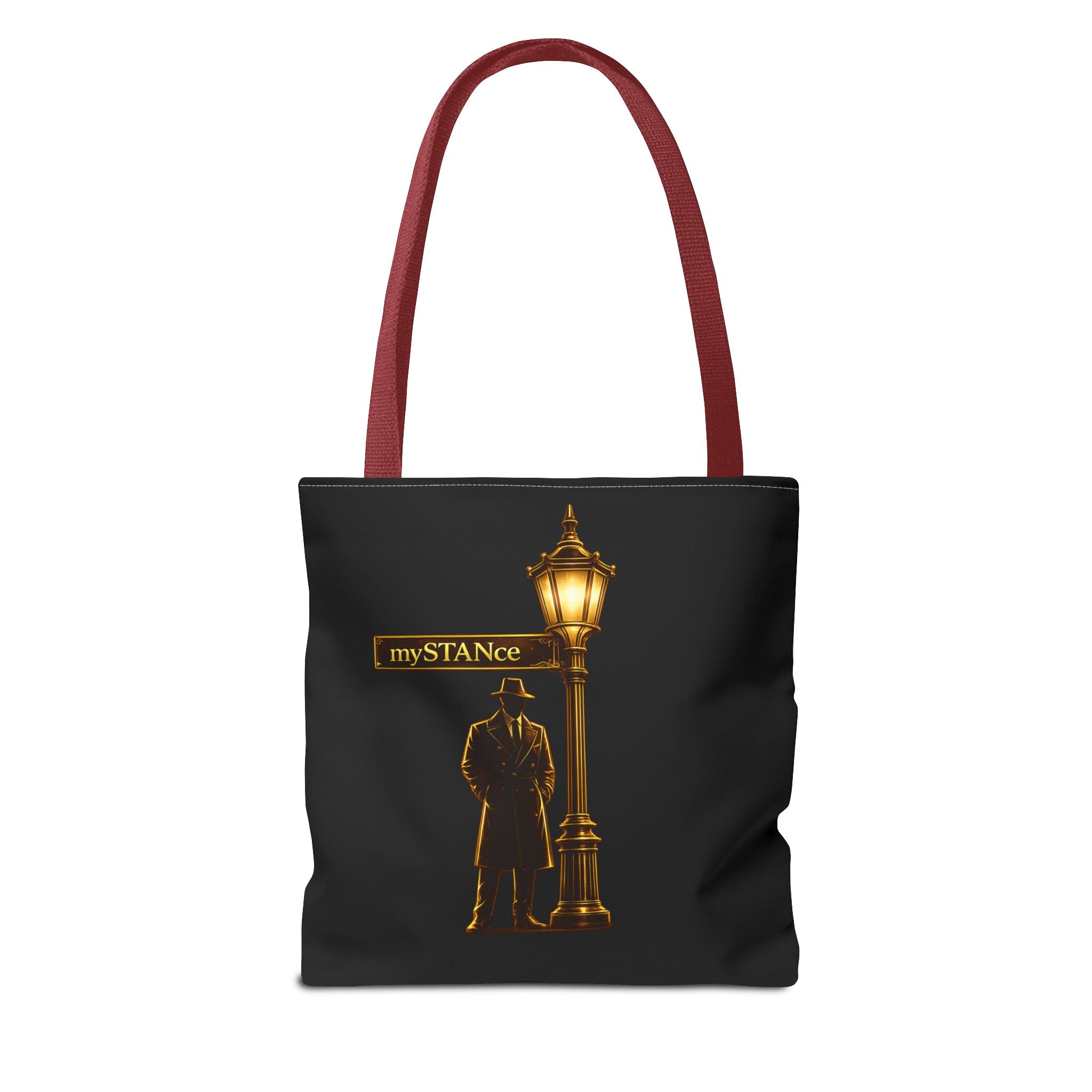We The People Still My STANce Tote Bag — Political Statement Black AOP Tote