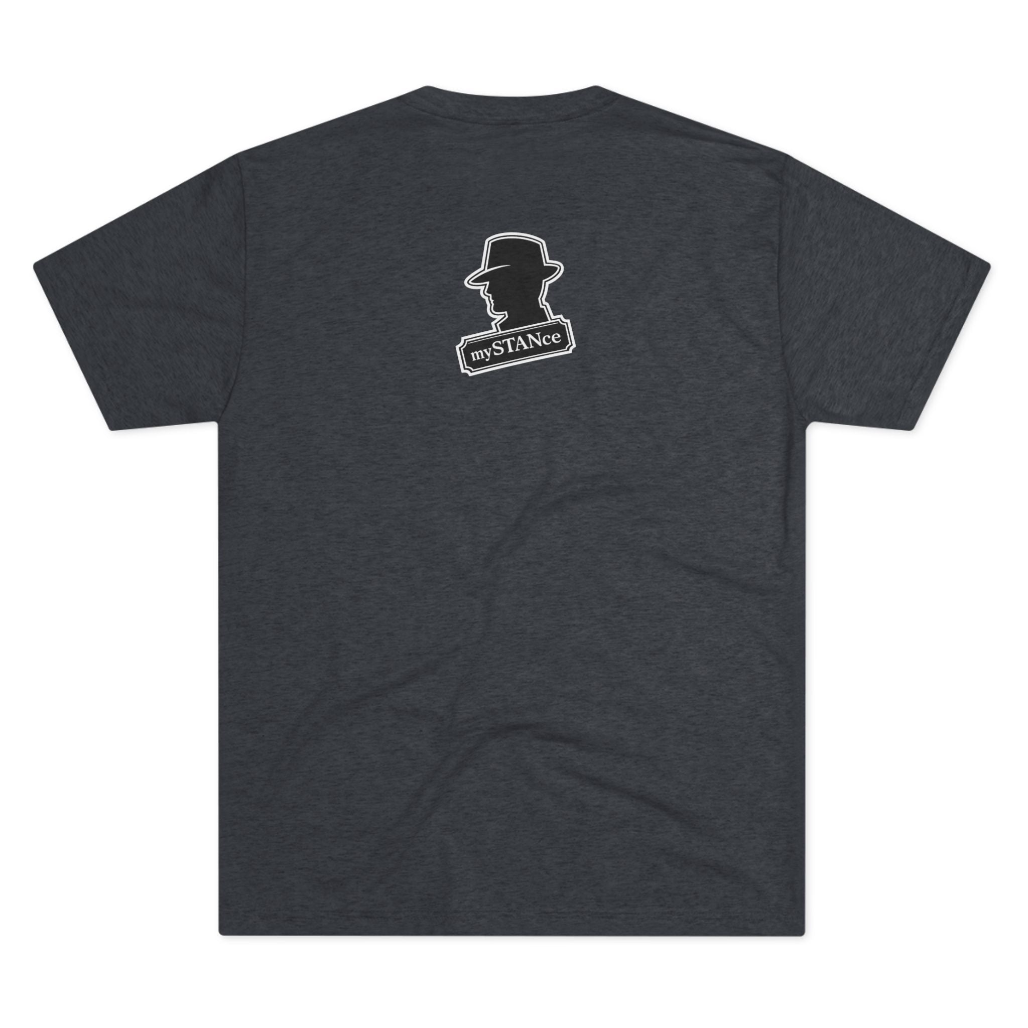 Crew Tee — "America First Still mySTANce" Vintage Shadow Graphic
