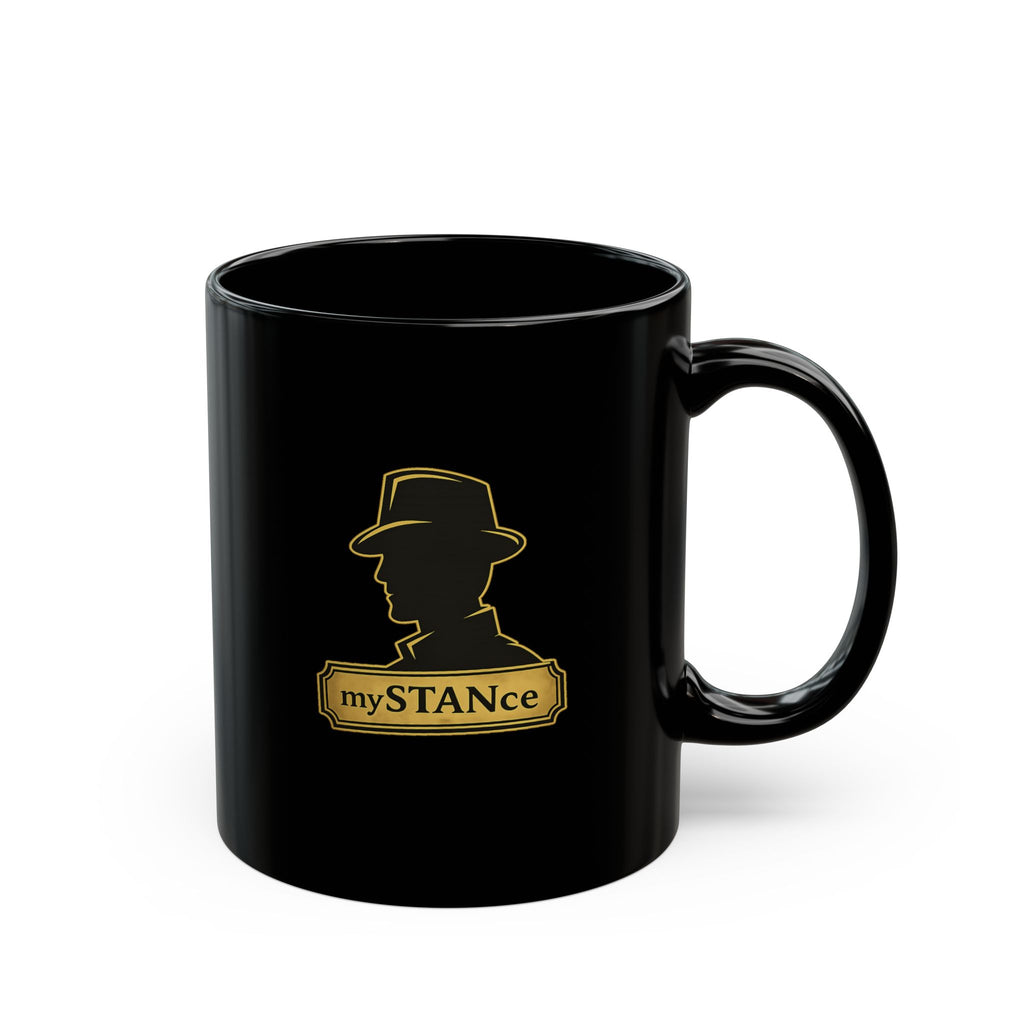 We The People STILL mySTANce Black Mug | Vintage Noir Coffee Mug