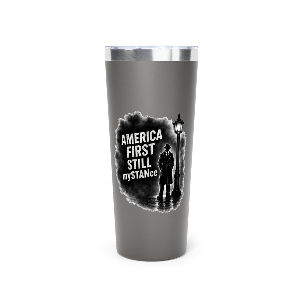 22oz Insulated Tumbler - America First-' Nautical Travel Mug
