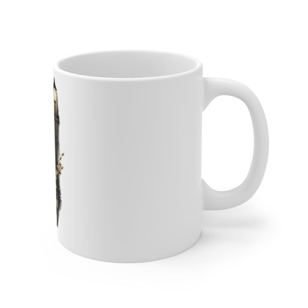 Follow the Money Detective Coffee Mug | Vintage Film Noir Mug | Mystery Lover Gift | mySTANce Collectible | 11oz & 15oz Ceramic Mug