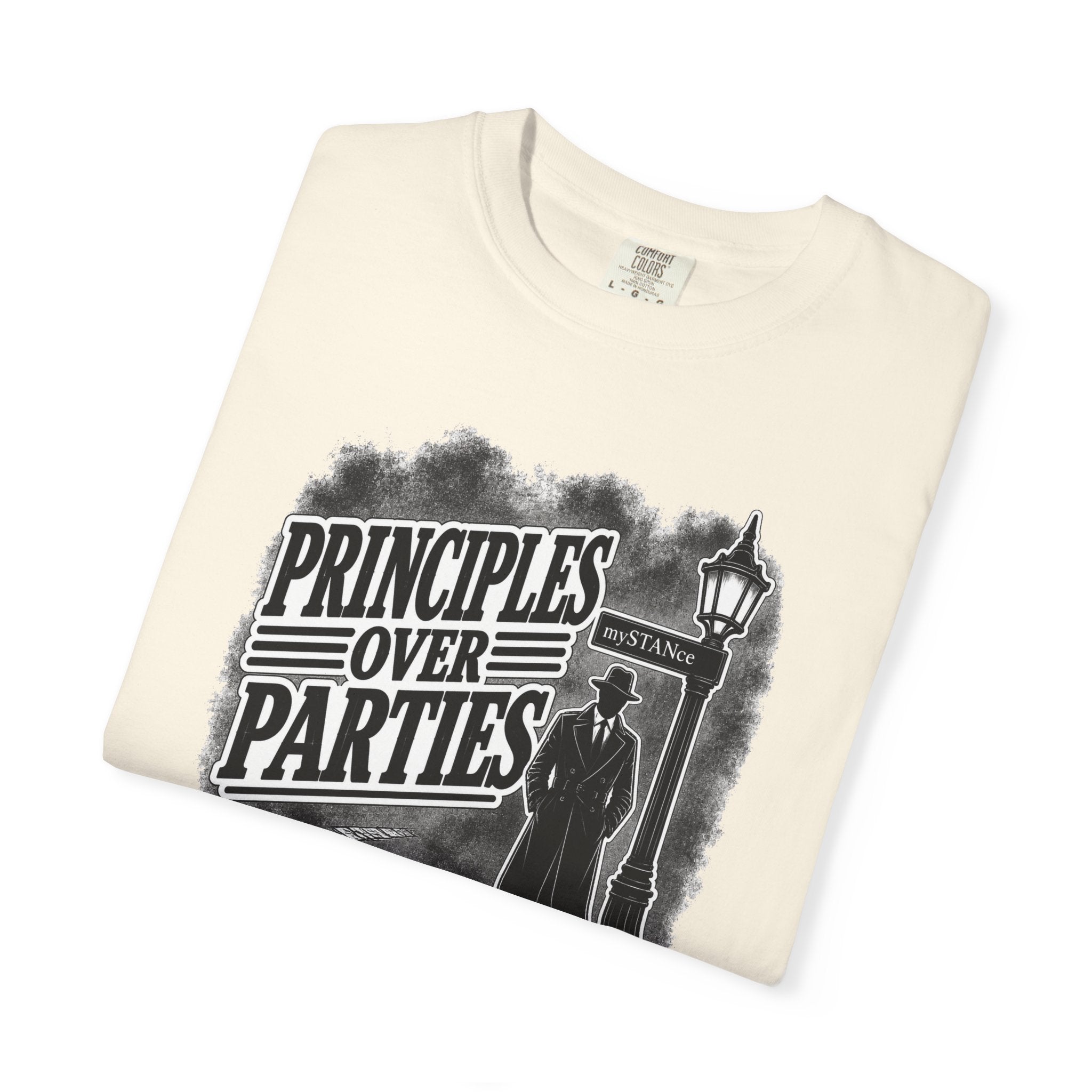 Principles Over Parties – mySTANce Noir T-Shirt