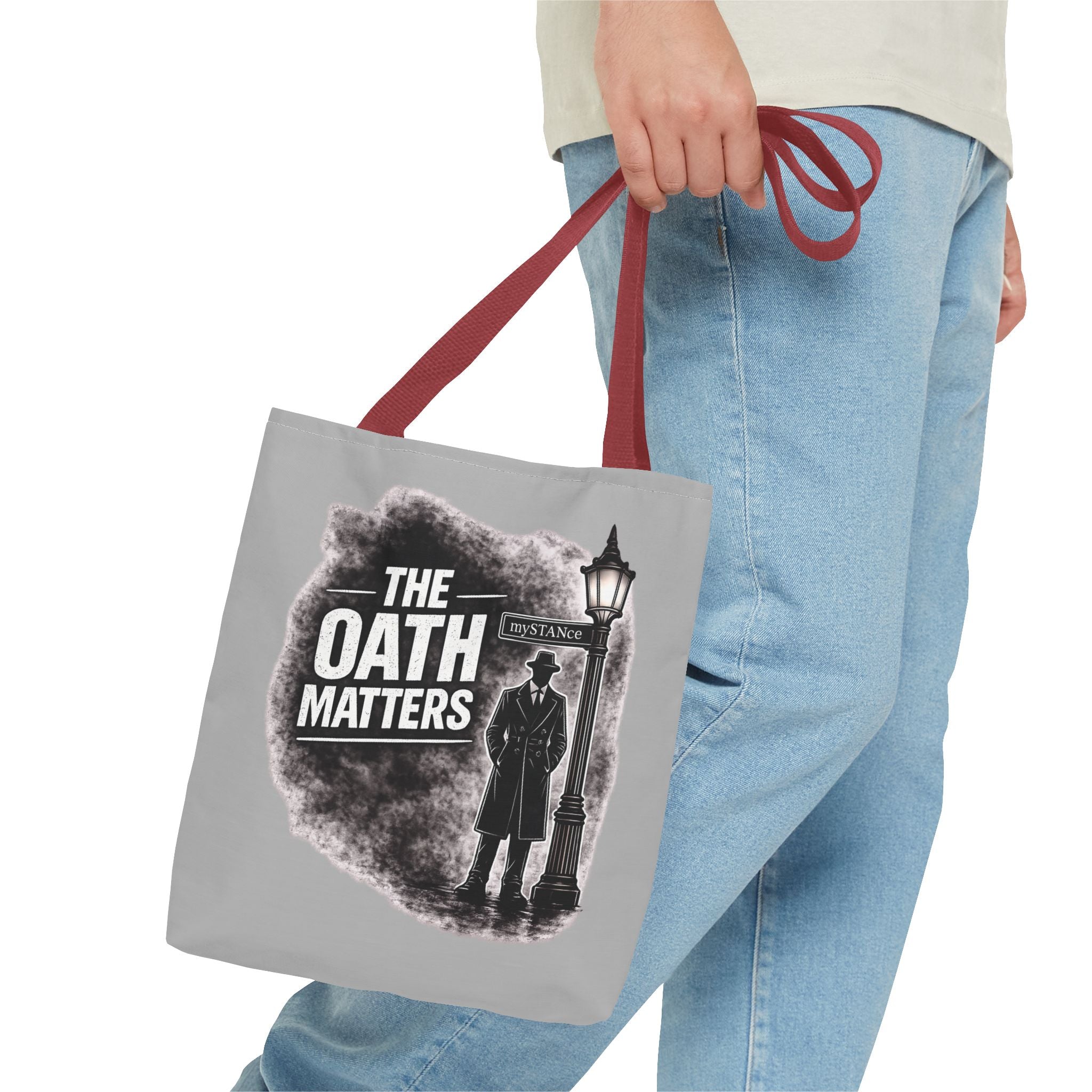 Tote Bag — 'The Oath Matters' Noir Vintage Detective Design