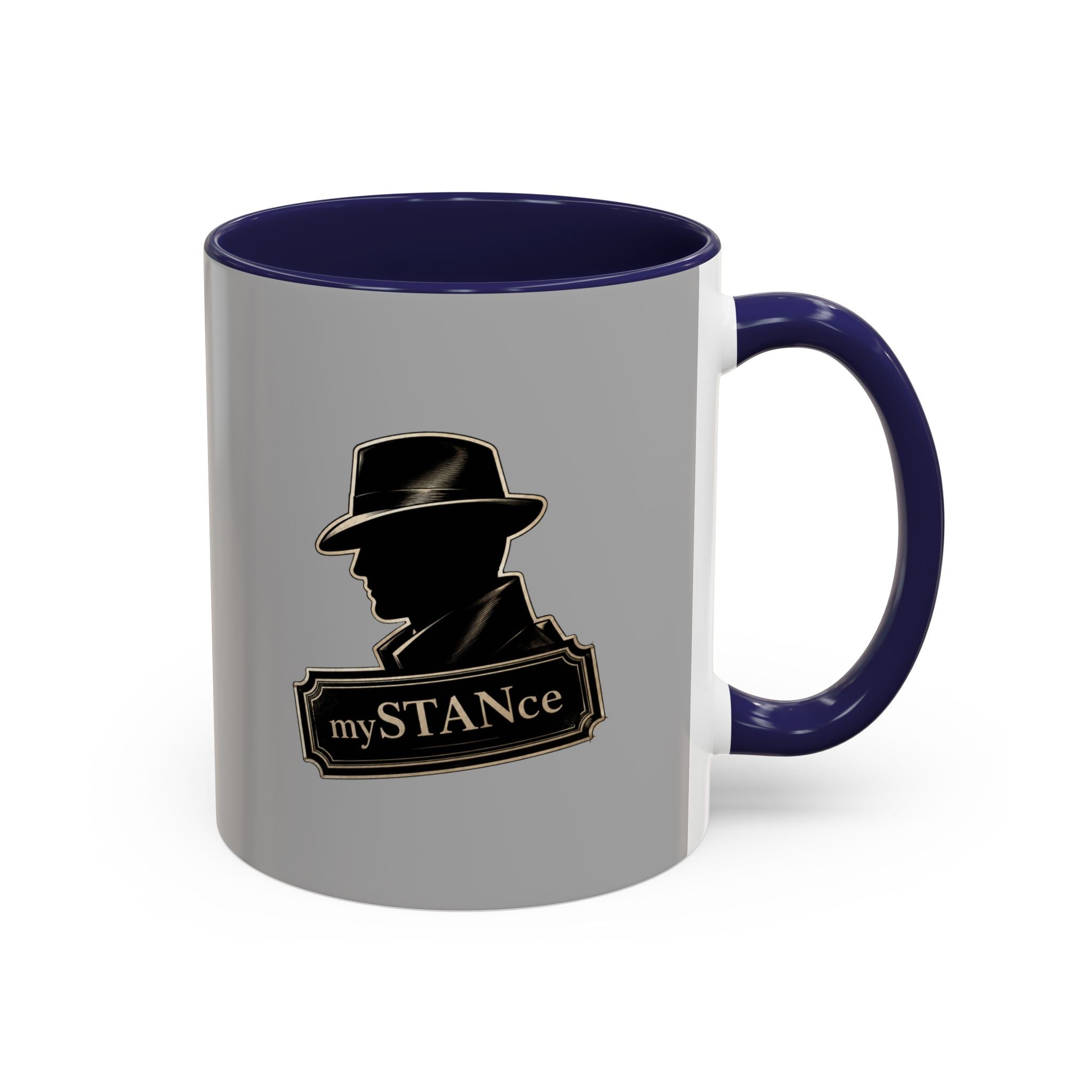 Coffee Mug — Vintage Detective 'mySTANce' Accent Ceramic Mug