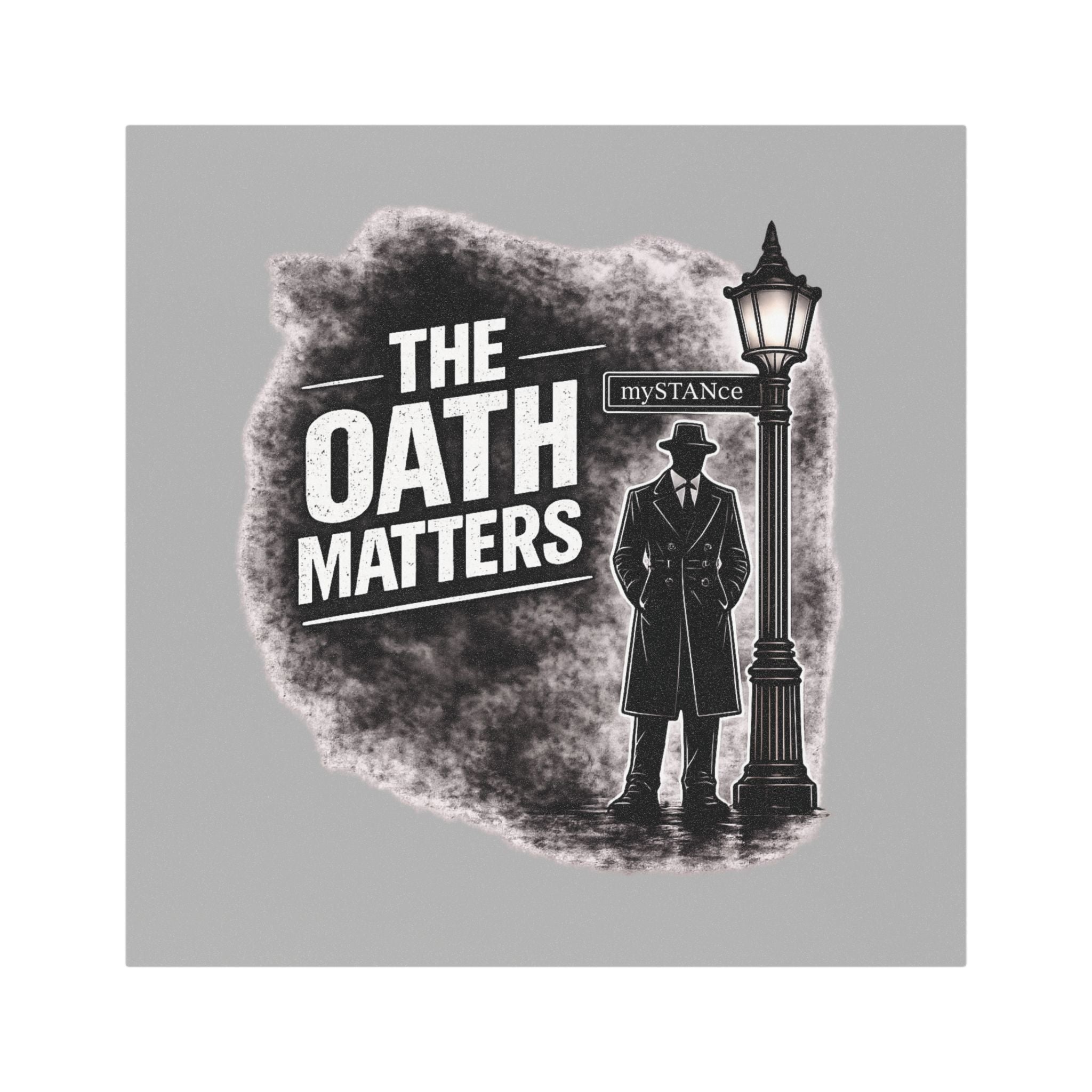 The Oath Matters Car Magnet — Vintage Noir Design