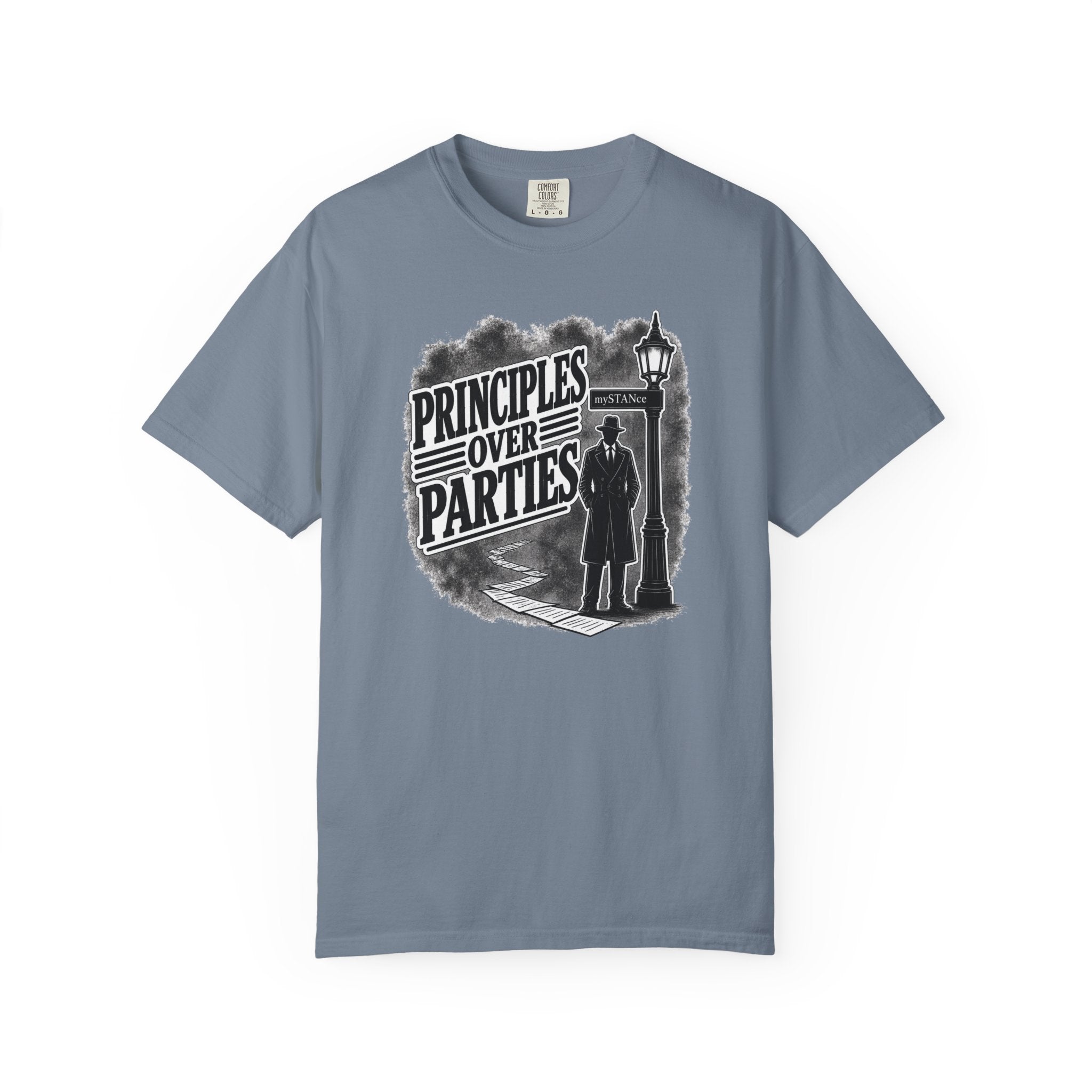 Principles Over Parties – mySTANce Noir T-Shirt