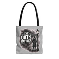 Tote Bag — 'The Oath Matters' Noir Vintage Detective Design