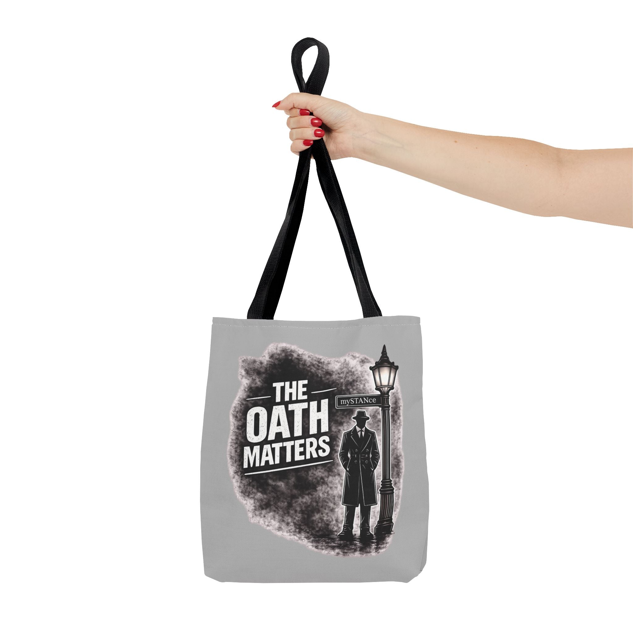 Tote Bag — 'The Oath Matters' Noir Vintage Detective Design