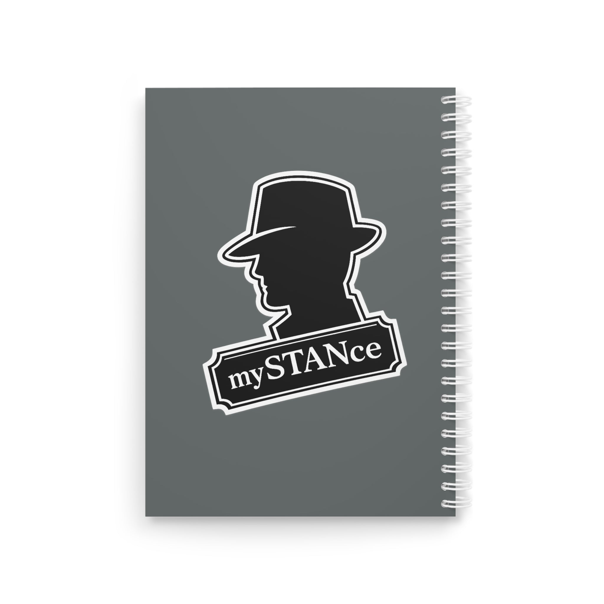 America First mySTANCe Spiral Notebook — Patriotic Vintage Detective Design