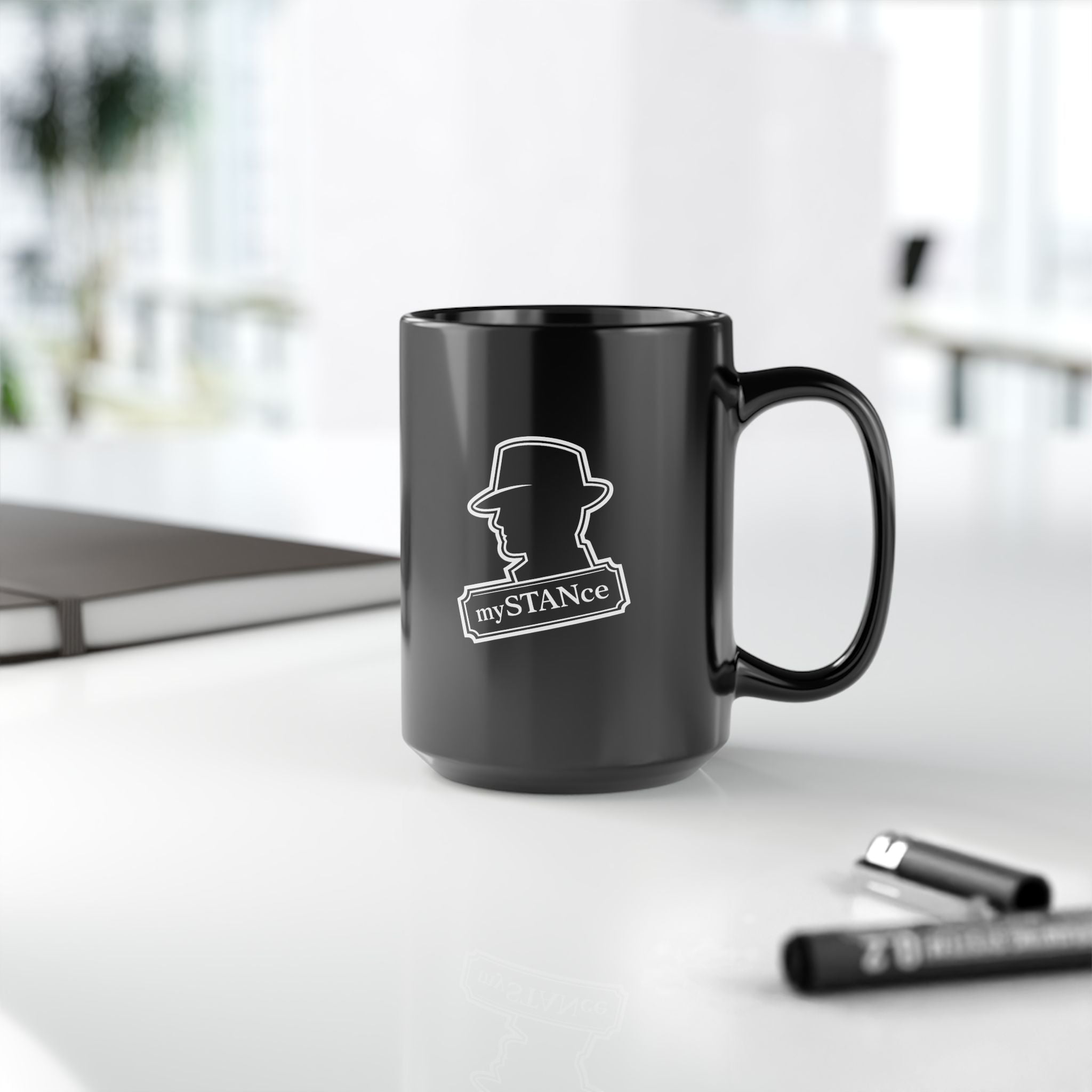 Black Mug, 15oz