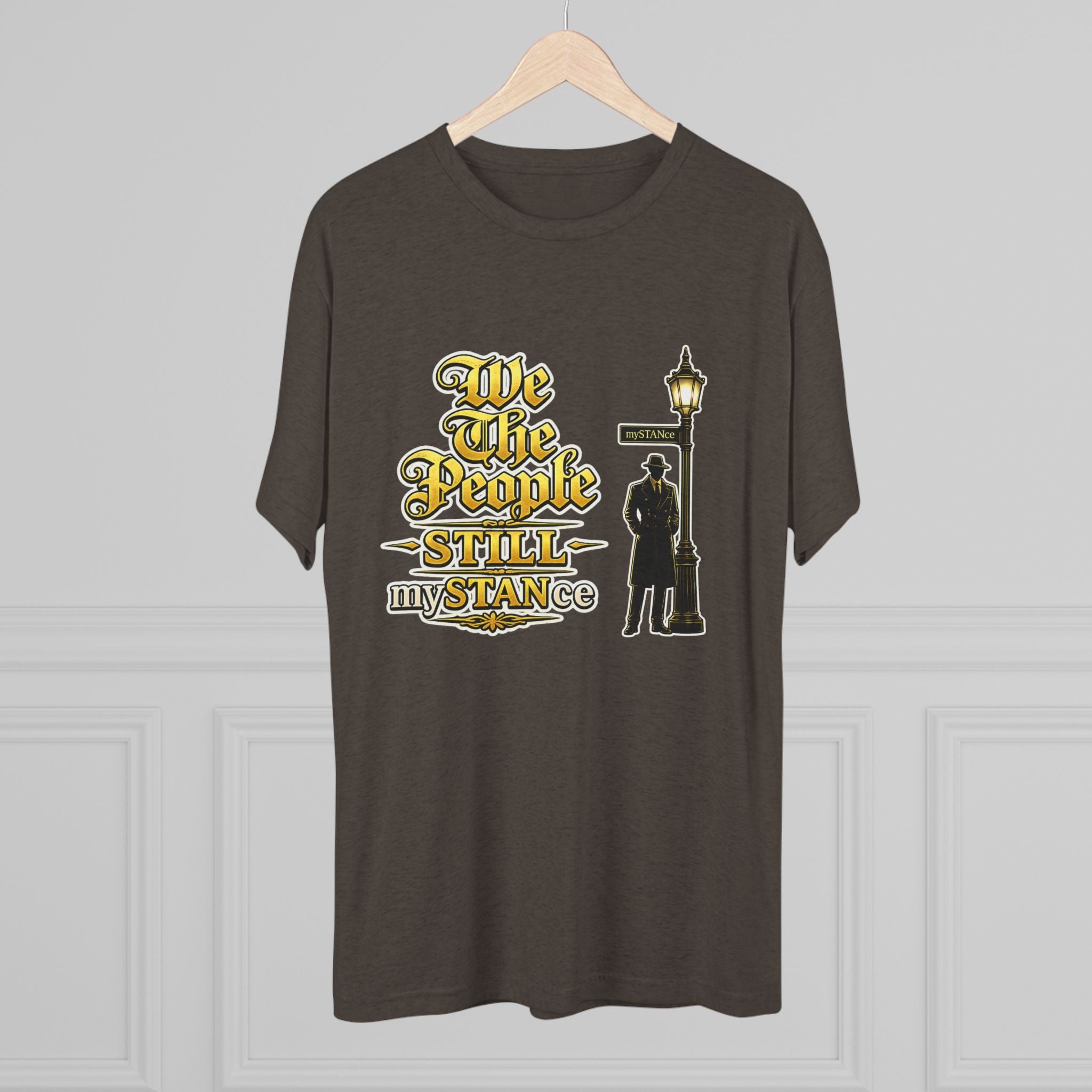 We The People STILL mySTANCE Graphic Tee — Patriotic Vintage Lamp-Post Design