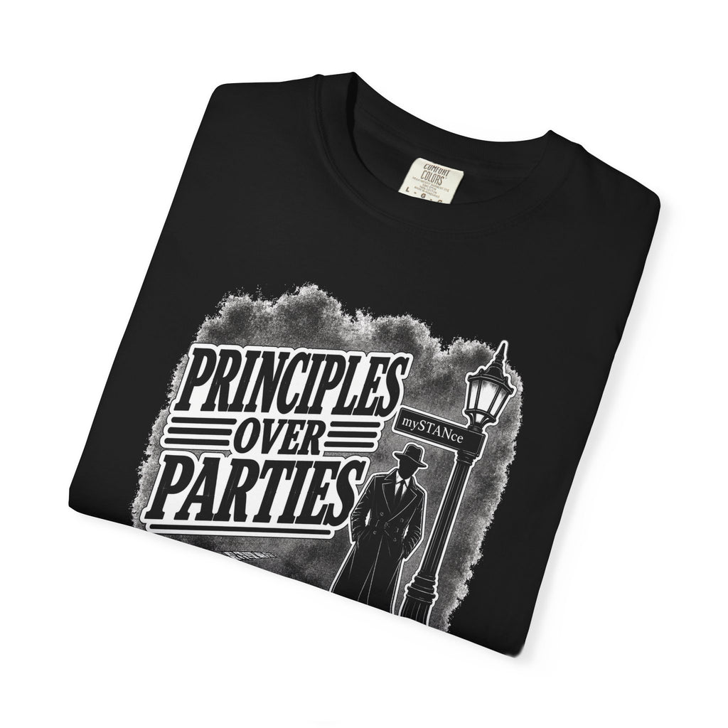 Principles Over Parties – mySTANce Noir T-Shirt