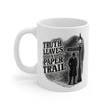 Truth Leaves a Paper Trail Mug — Noir Detective Design (11 oz)