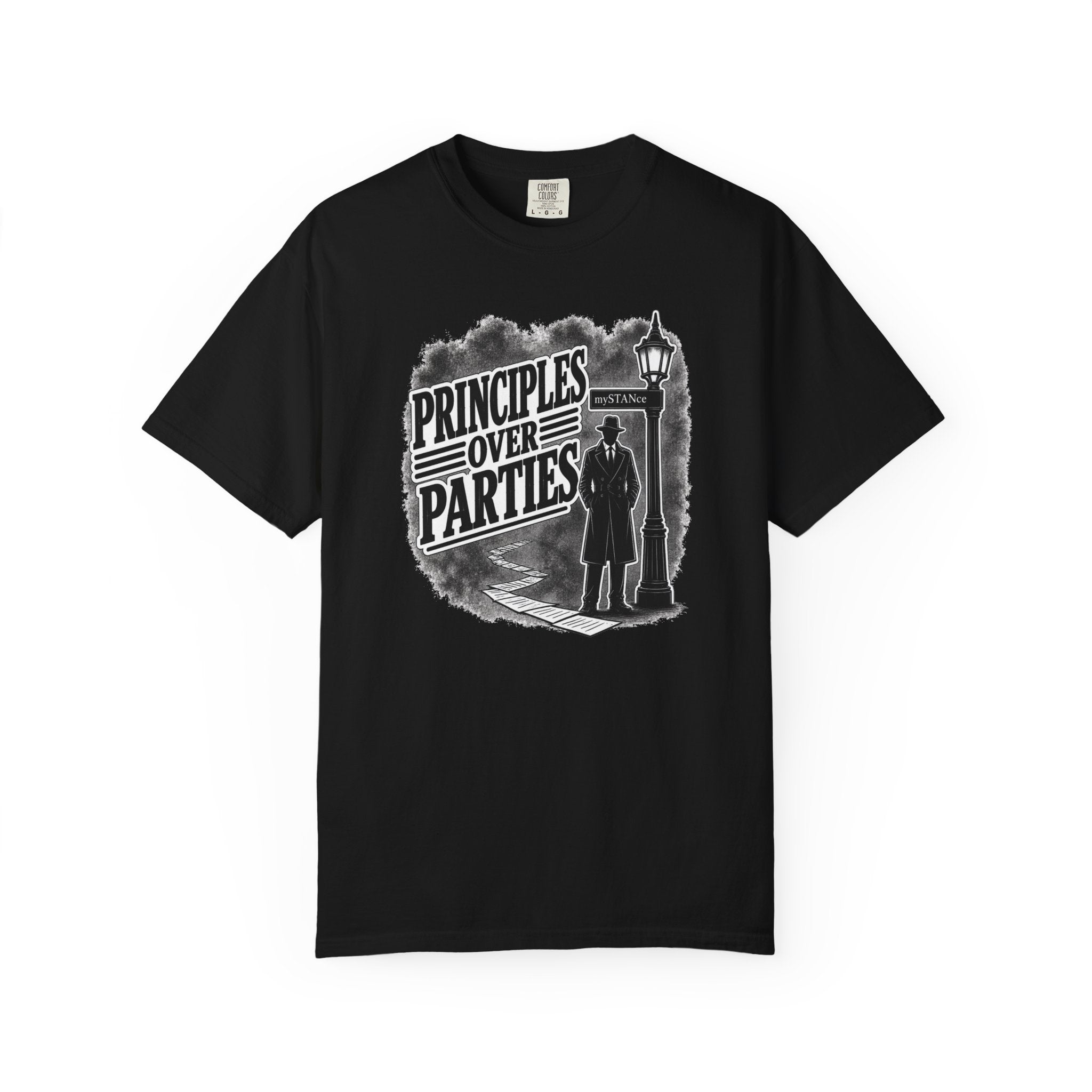 Principles Over Parties – mySTANce Noir T-Shirt