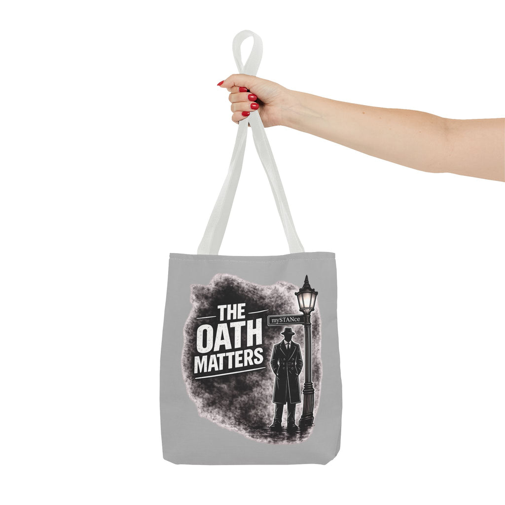 Tote Bag — 'The Oath Matters' Noir Vintage Detective Design