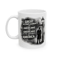 "Great American Accomplishment " Ceramic Mug — Noir Lamppost Design (11oz, 15oz)