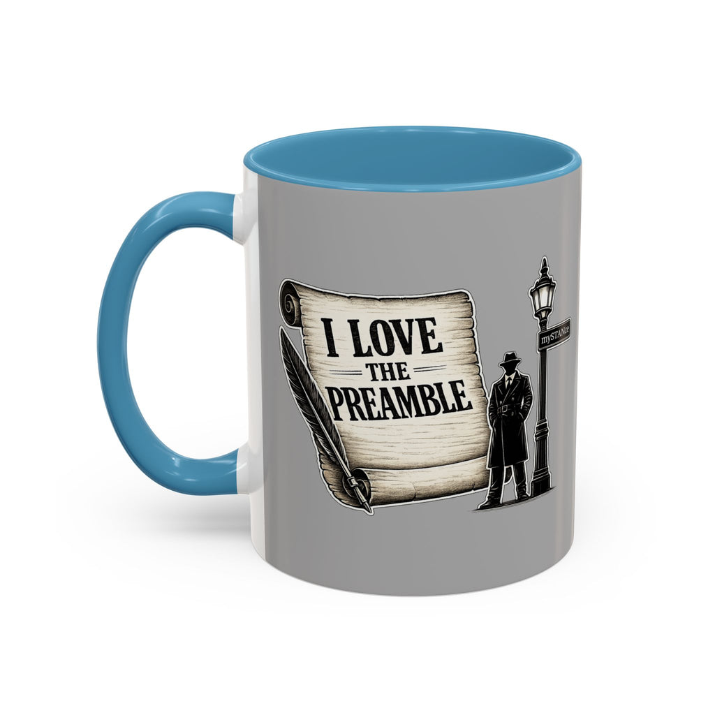 Coffee Mug — Vintage Detective 'mySTANce' Accent Ceramic Mug