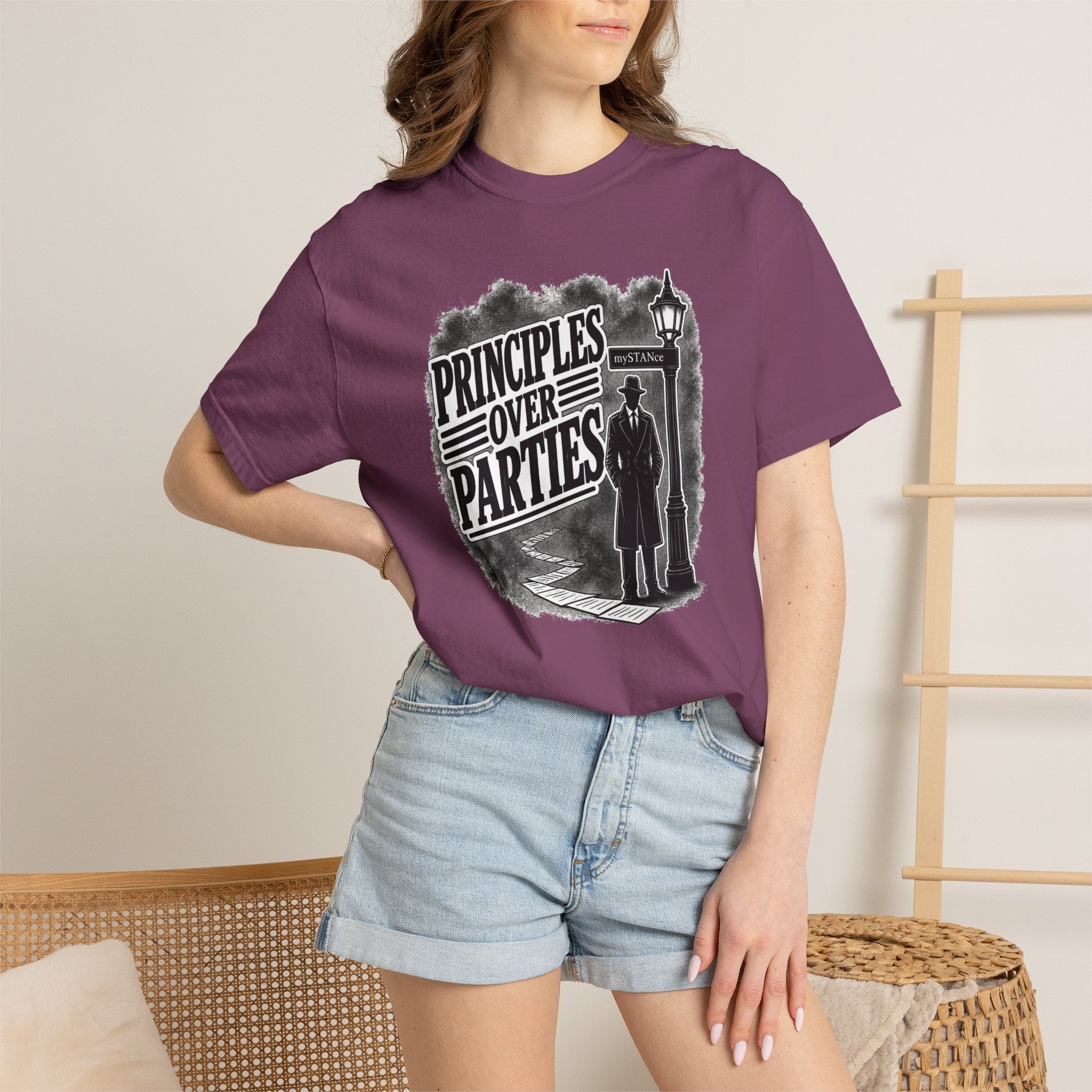 Principles Over Parties – mySTANce Noir T-Shirt