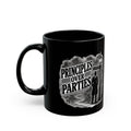 mySTANce Noir Coffee Mug — Detective Silhouette Black Ceramic Mug (11oz/15oz)