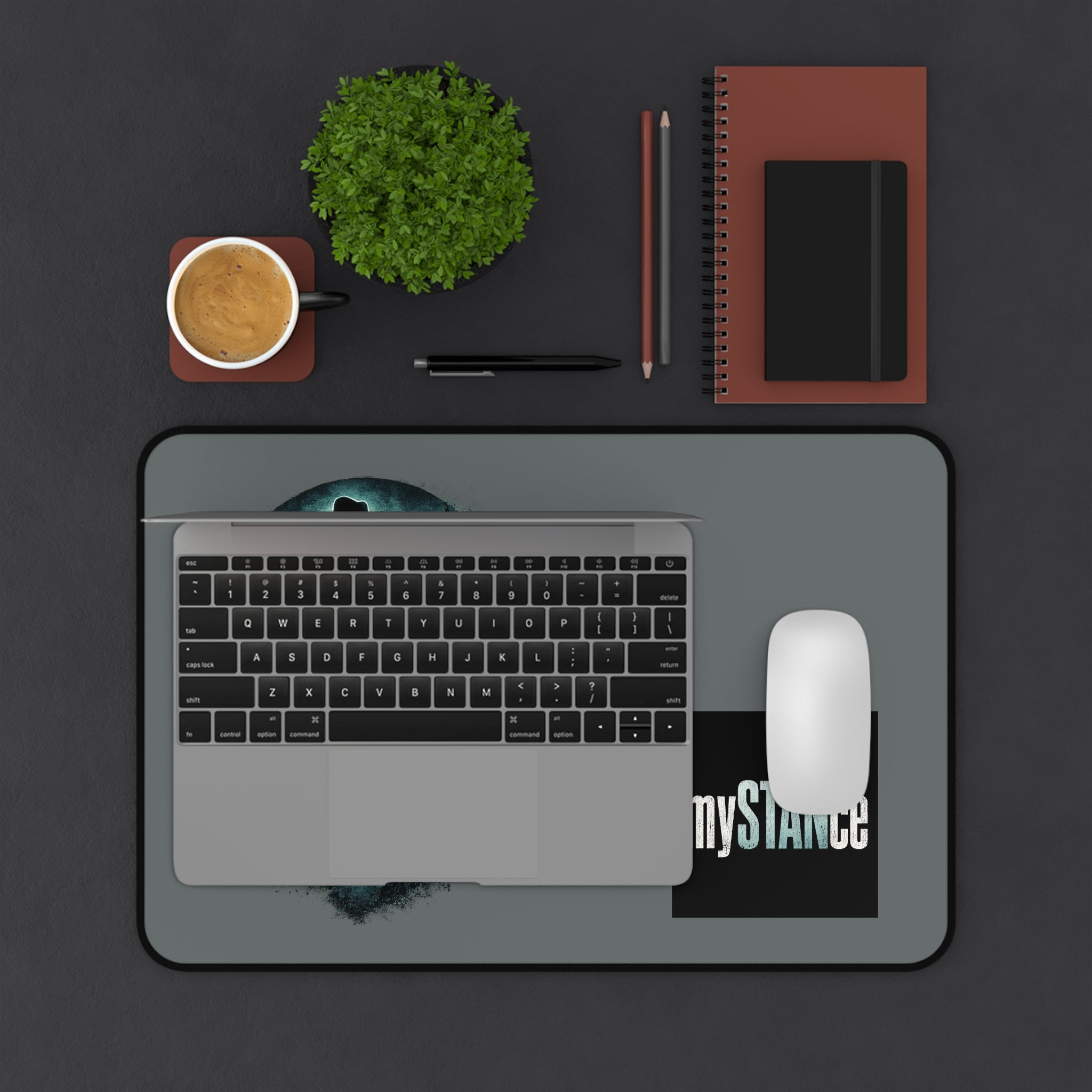 Desk Mat — "Absolute Power Corrupts Absolutely" Gaming/Office Desk Mat