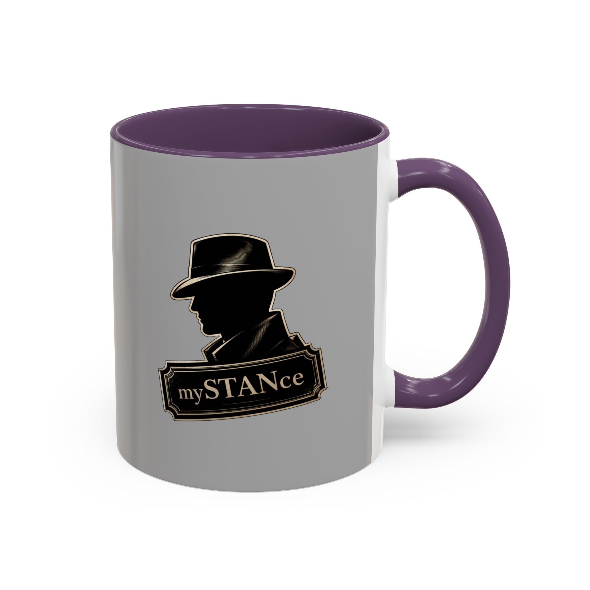 Coffee Mug — Vintage Detective 'mySTANce' Accent Ceramic Mug