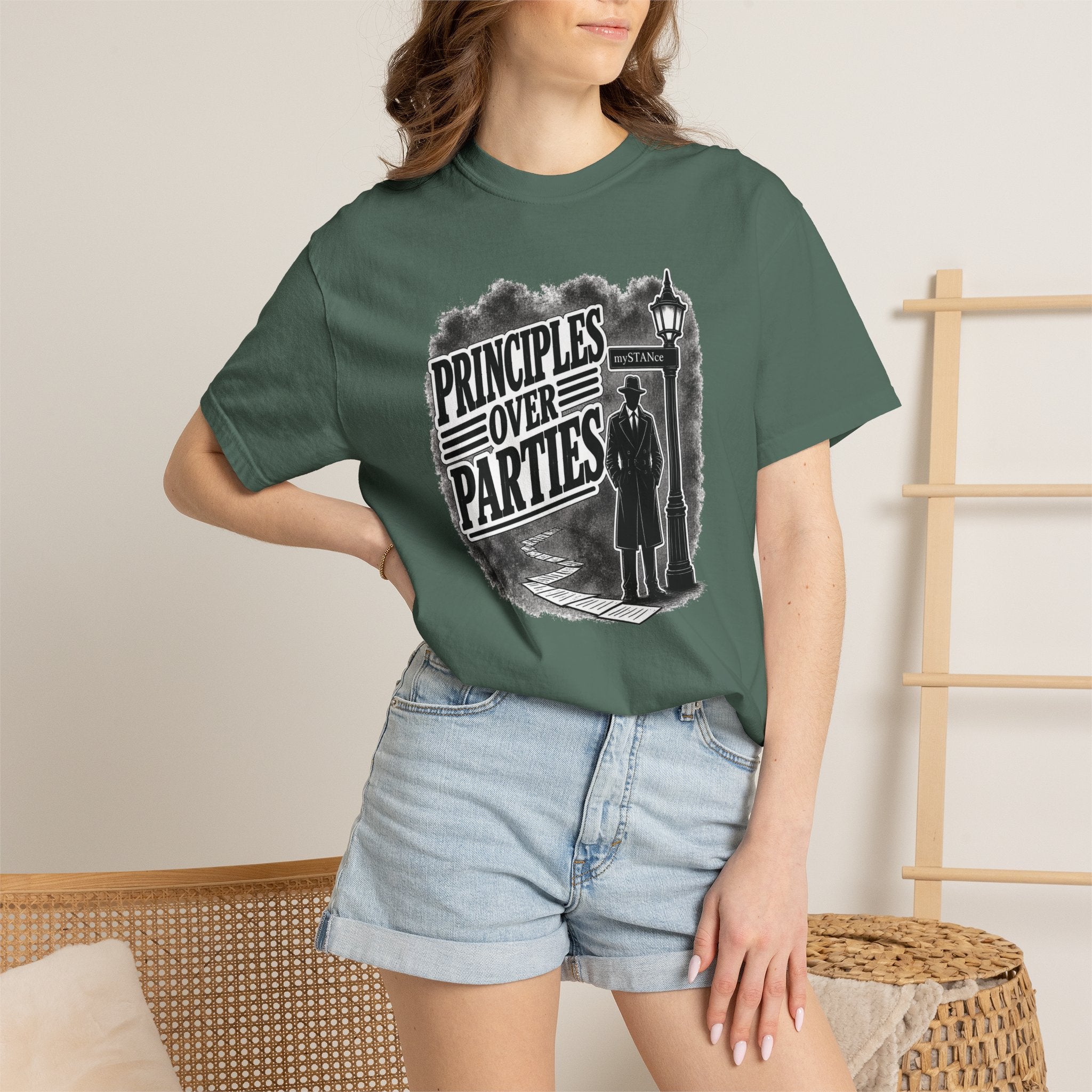 Principles Over Parties – mySTANce Noir T-Shirt
