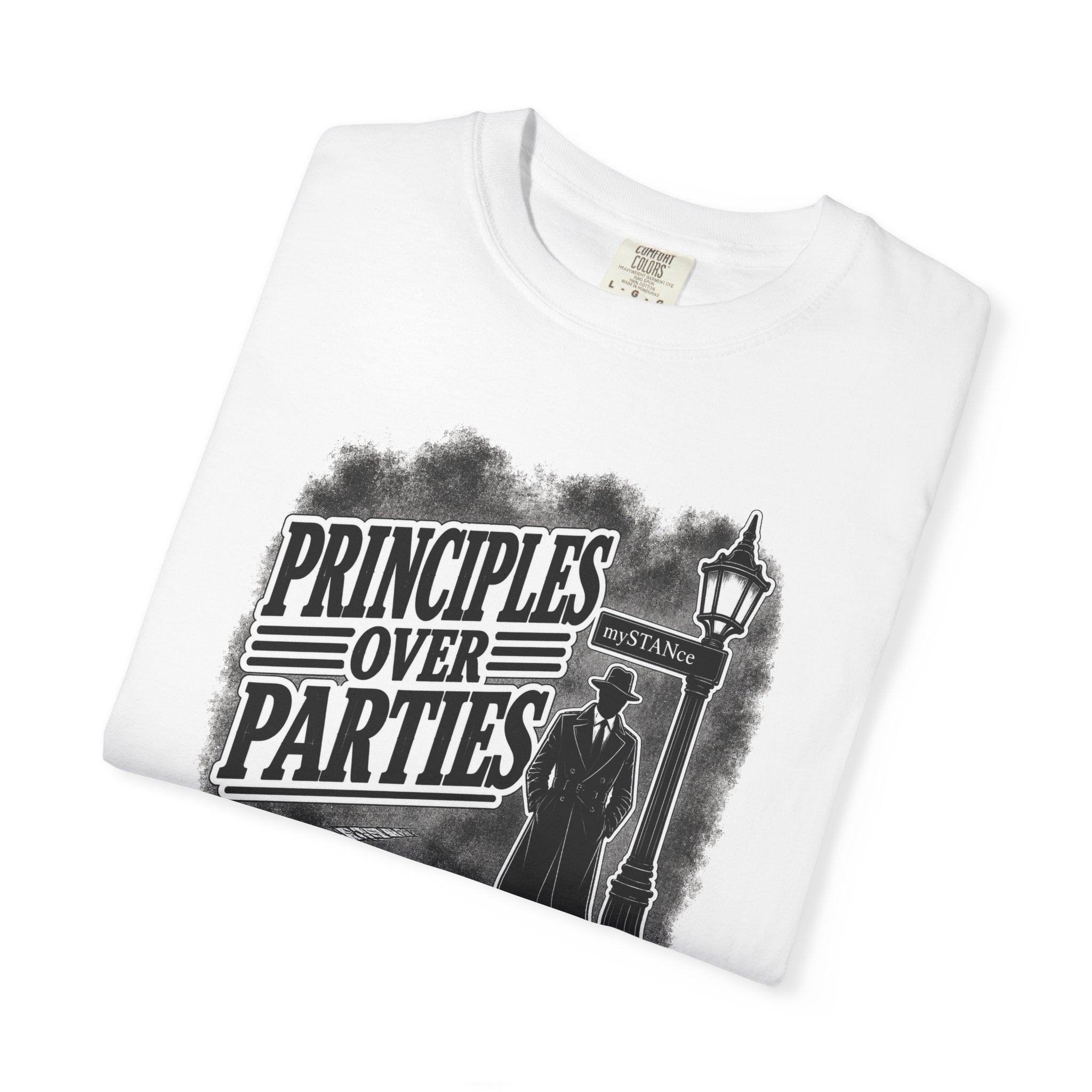 Principles Over Parties – mySTANce Noir T-Shirt