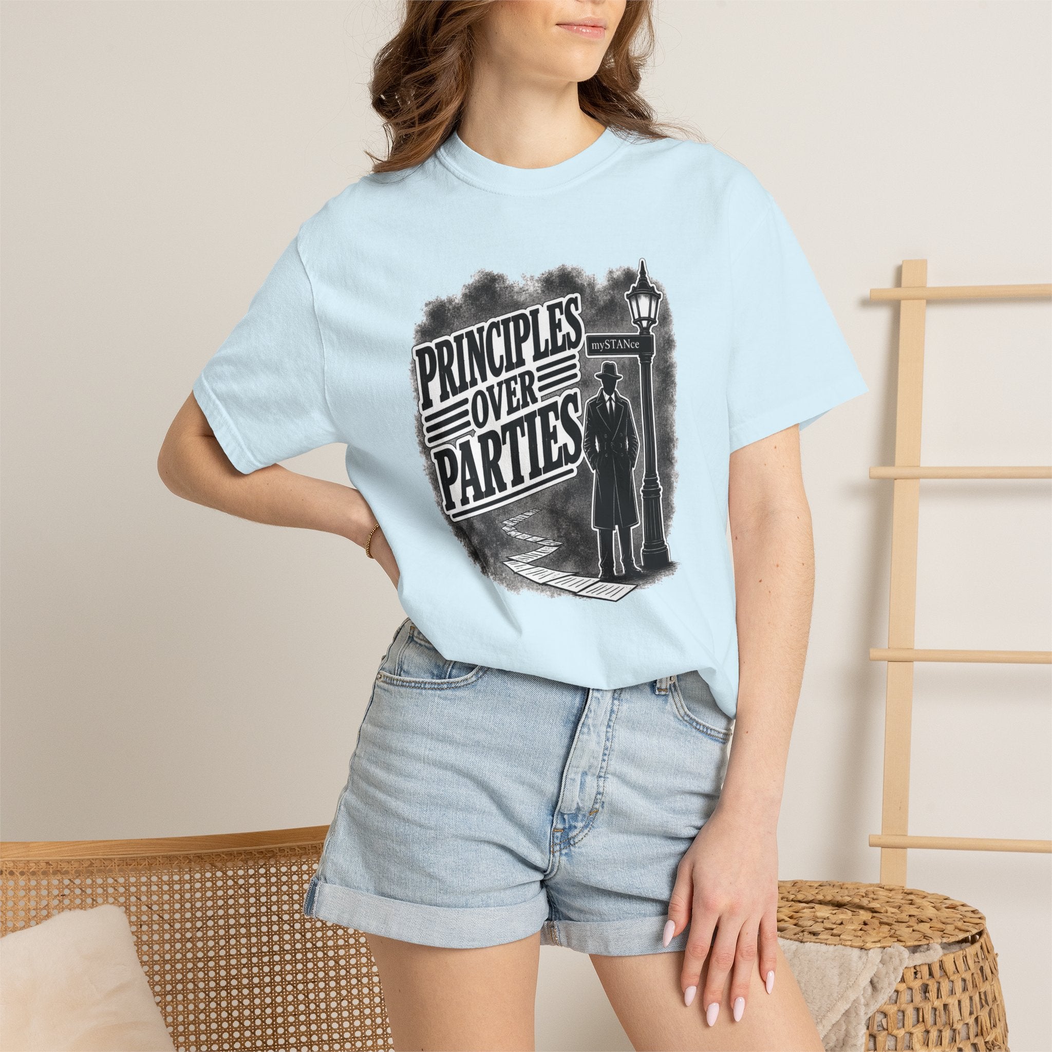 Principles Over Parties – mySTANce Noir T-Shirt