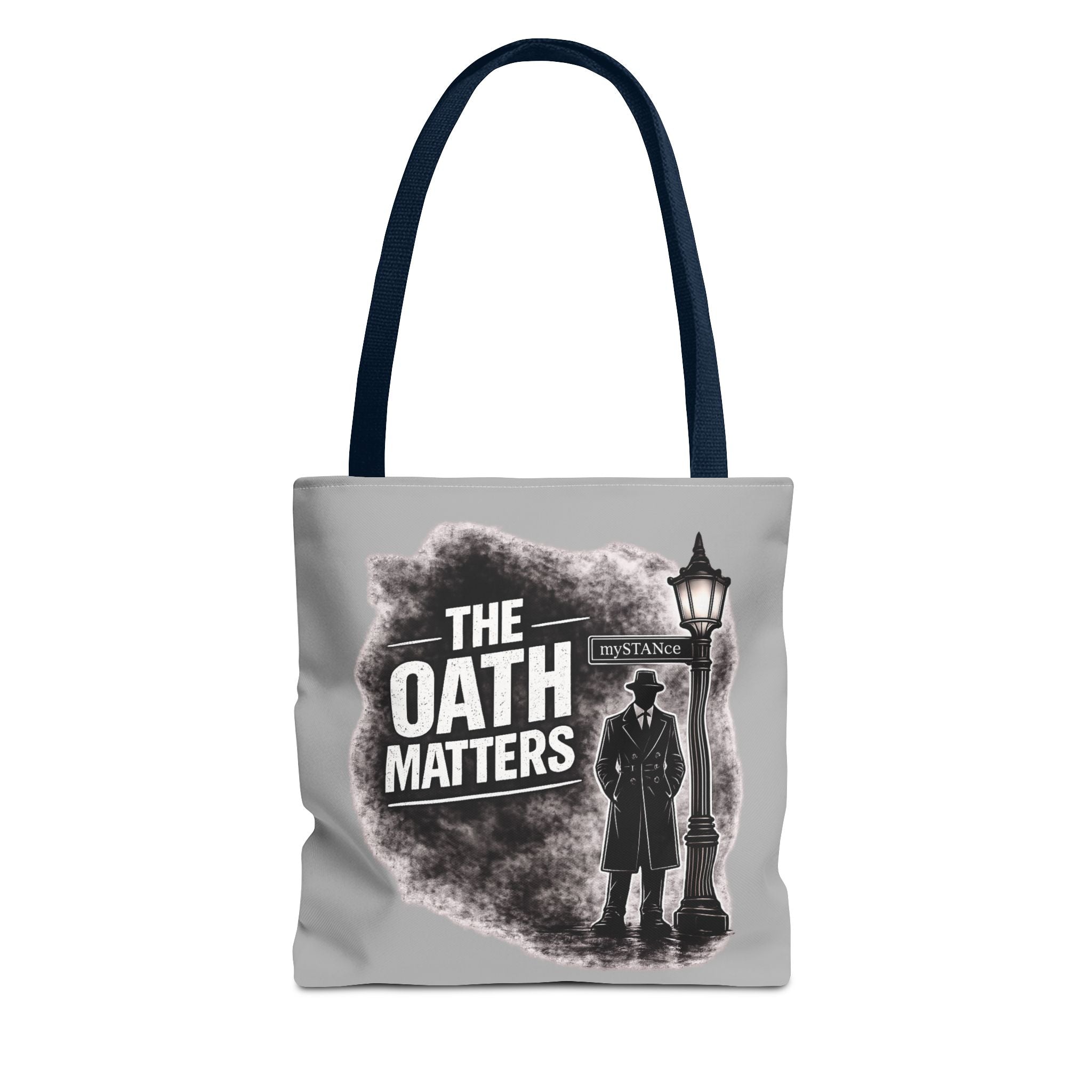 Tote Bag — 'The Oath Matters' Noir Vintage Detective Design