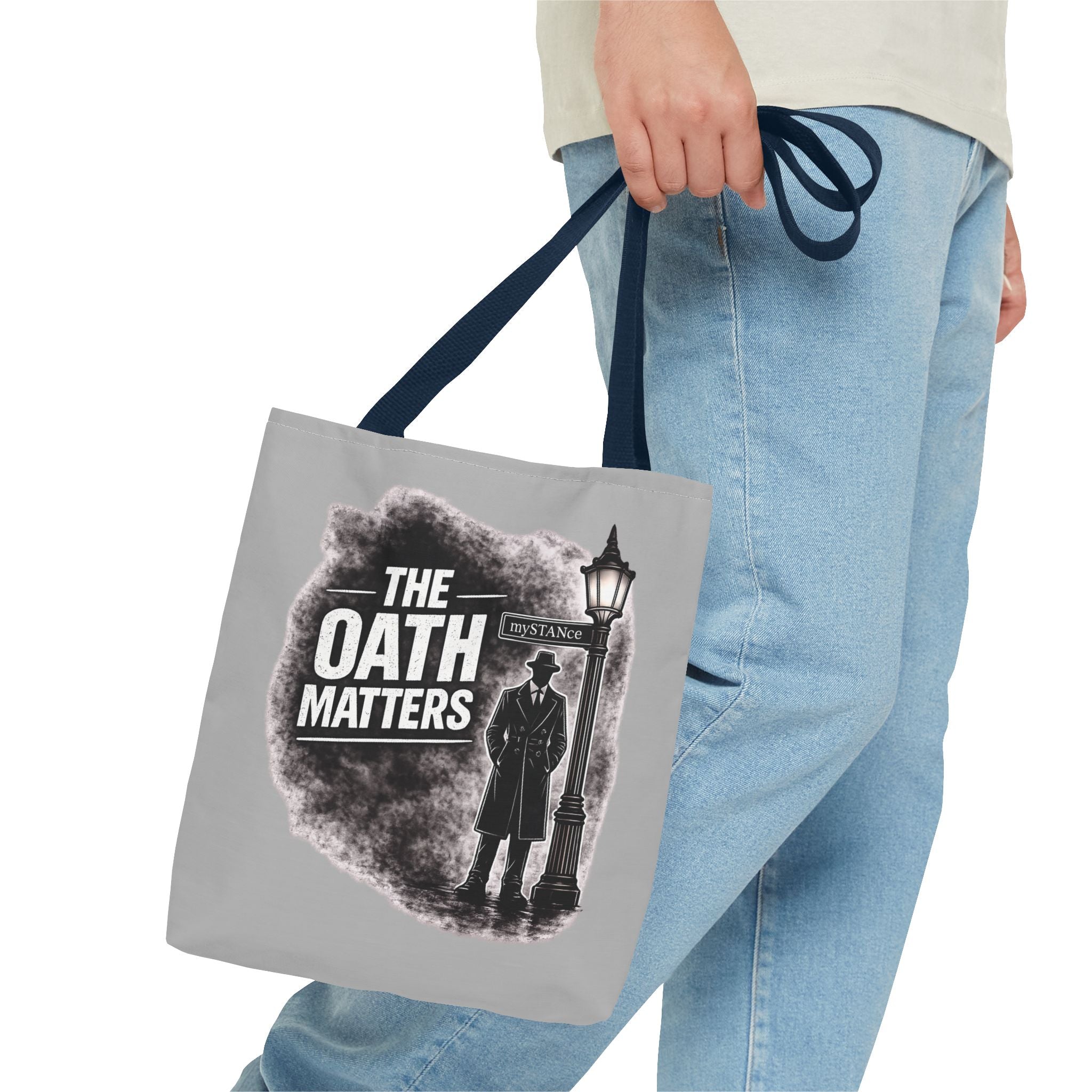 Tote Bag — 'The Oath Matters' Noir Vintage Detective Design