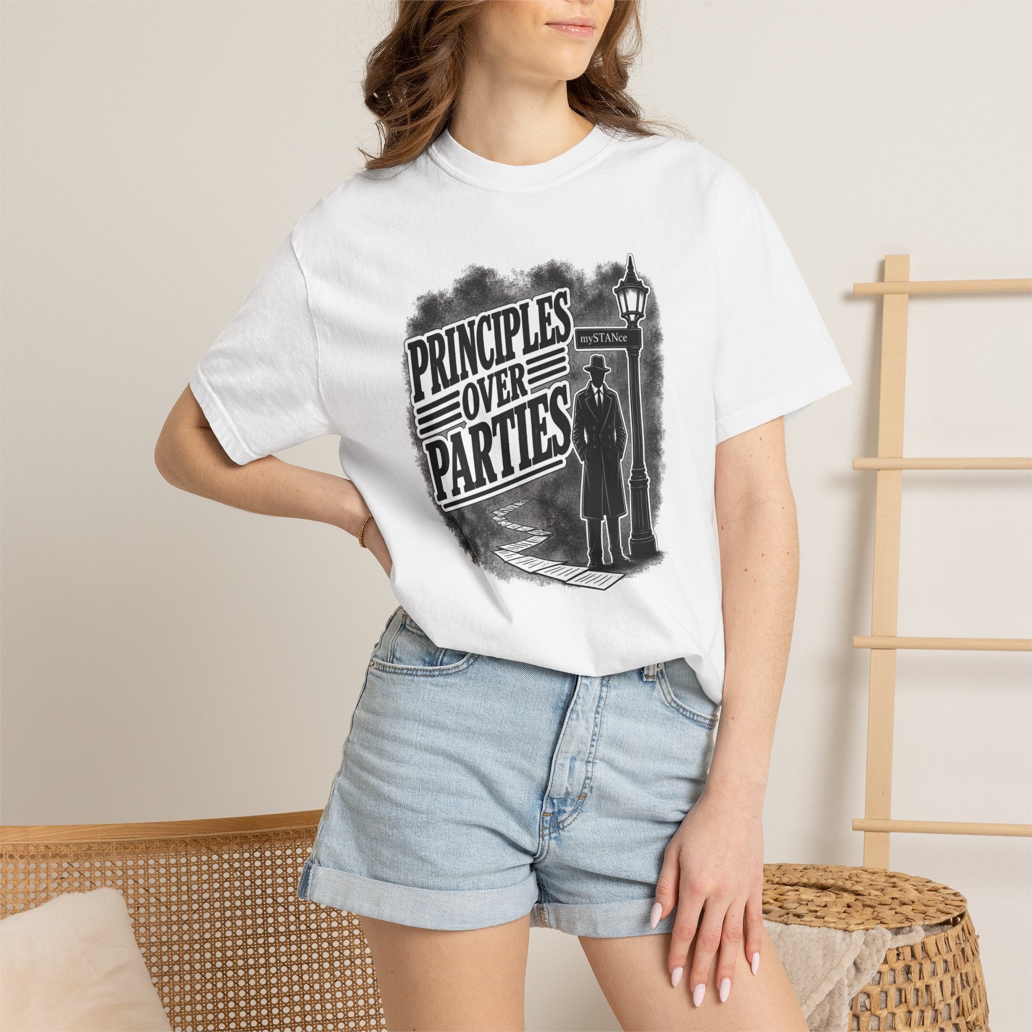 Principles Over Parties – mySTANce Noir T-Shirt
