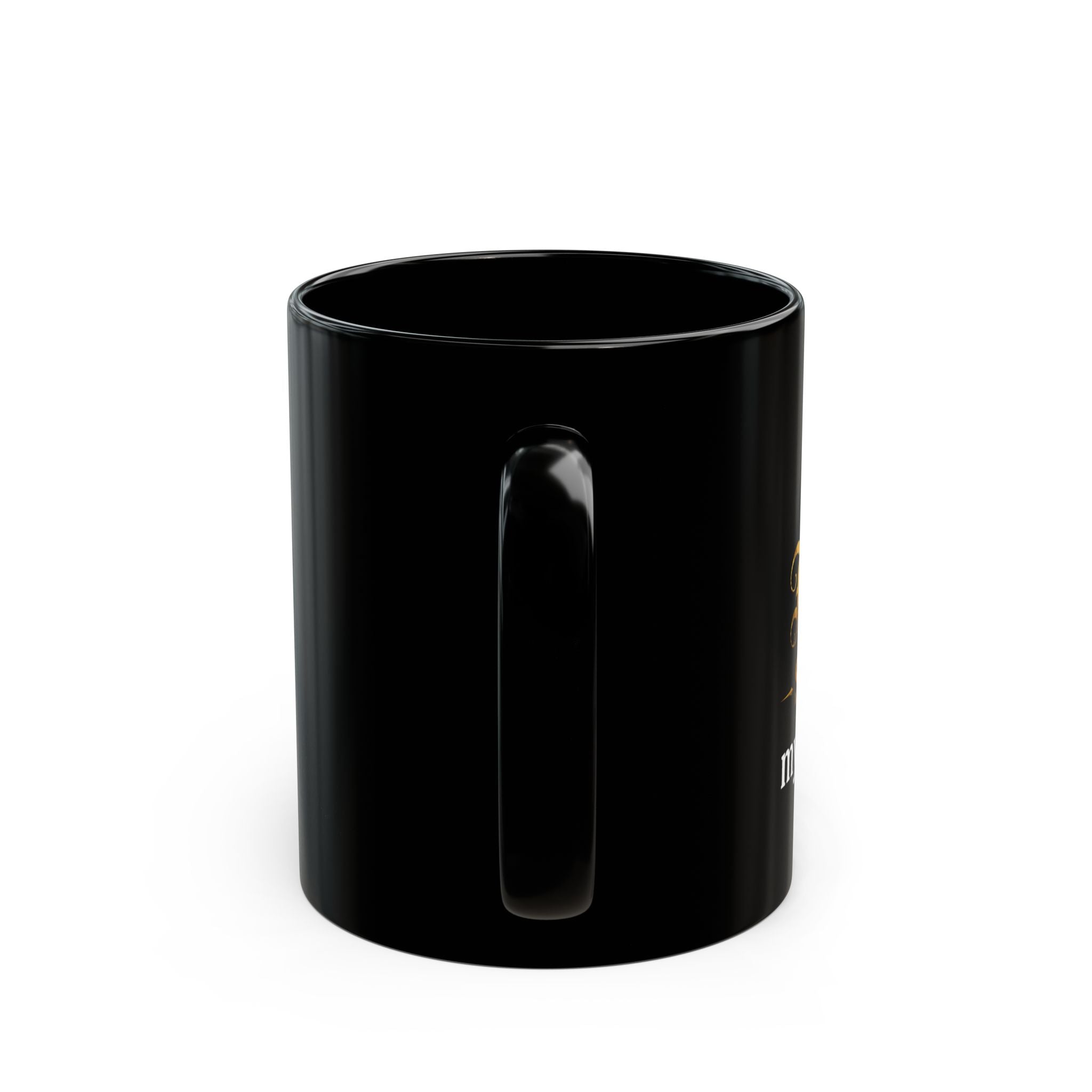 WE THE PEOPLE  "mySTANce" Noir Detective Coffee Mug with Streetlamp Silhouette
