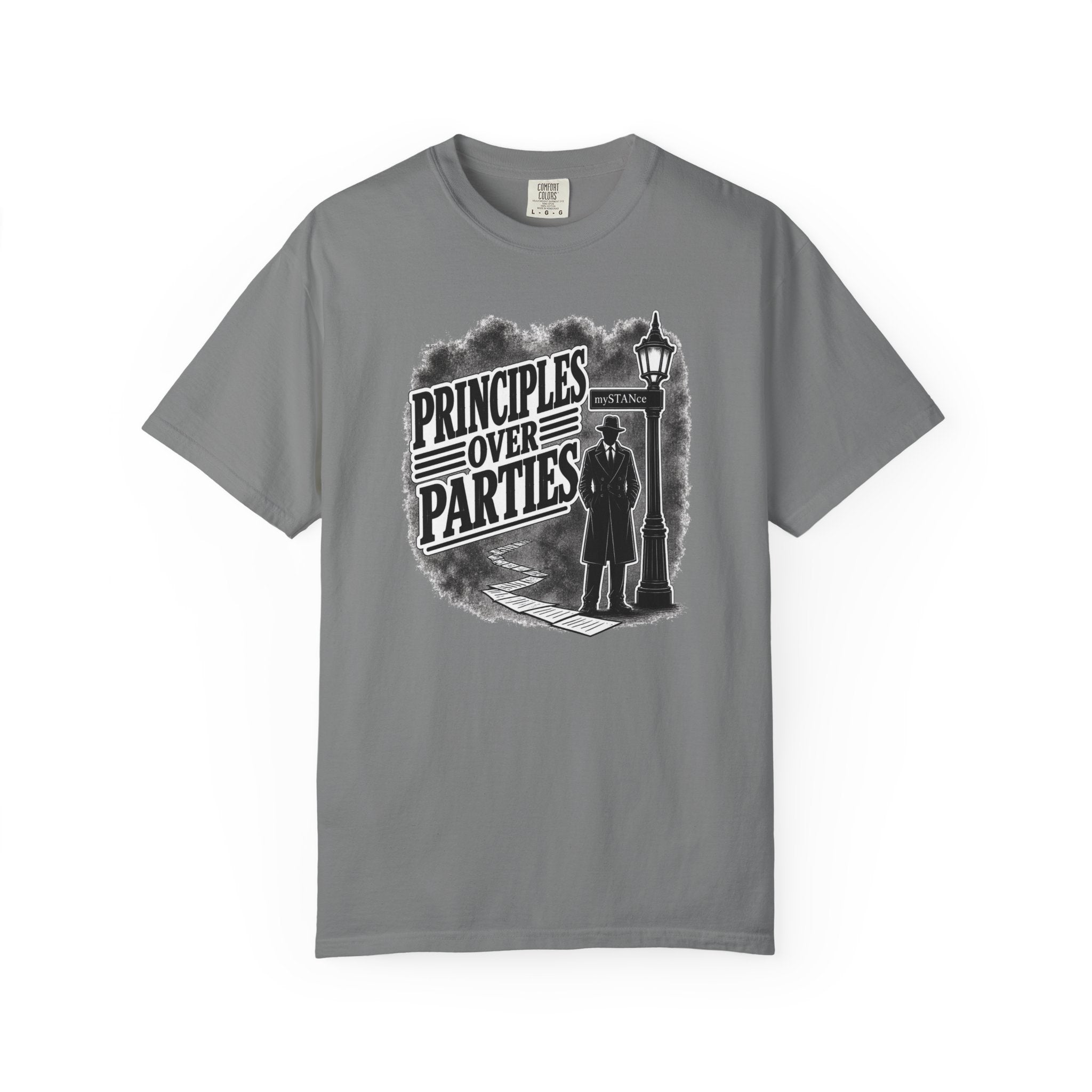 Principles Over Parties – mySTANce Noir T-Shirt