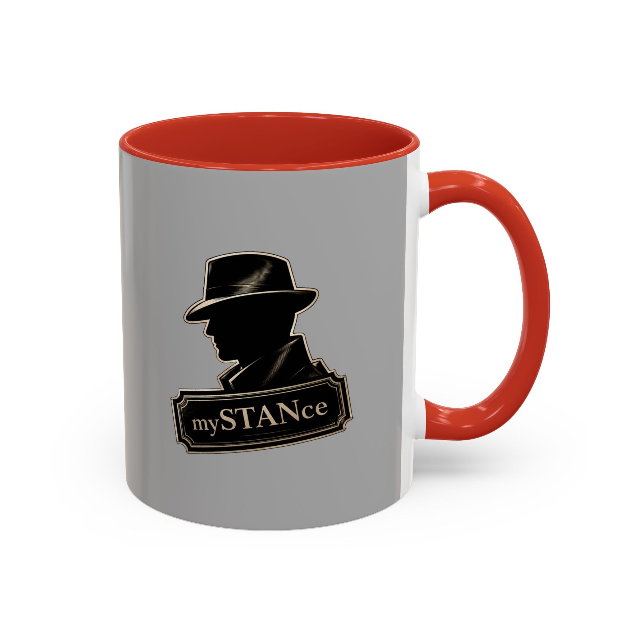Coffee Mug — Vintage Detective 'mySTANce' Accent Ceramic Mug