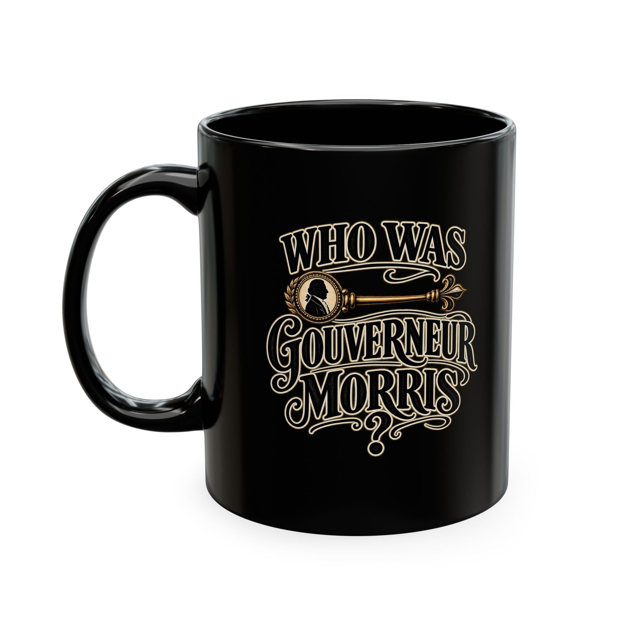 mySTANce Mystery Man Ceramic Mug | 11 oz Vintage Noir Coffee Cup