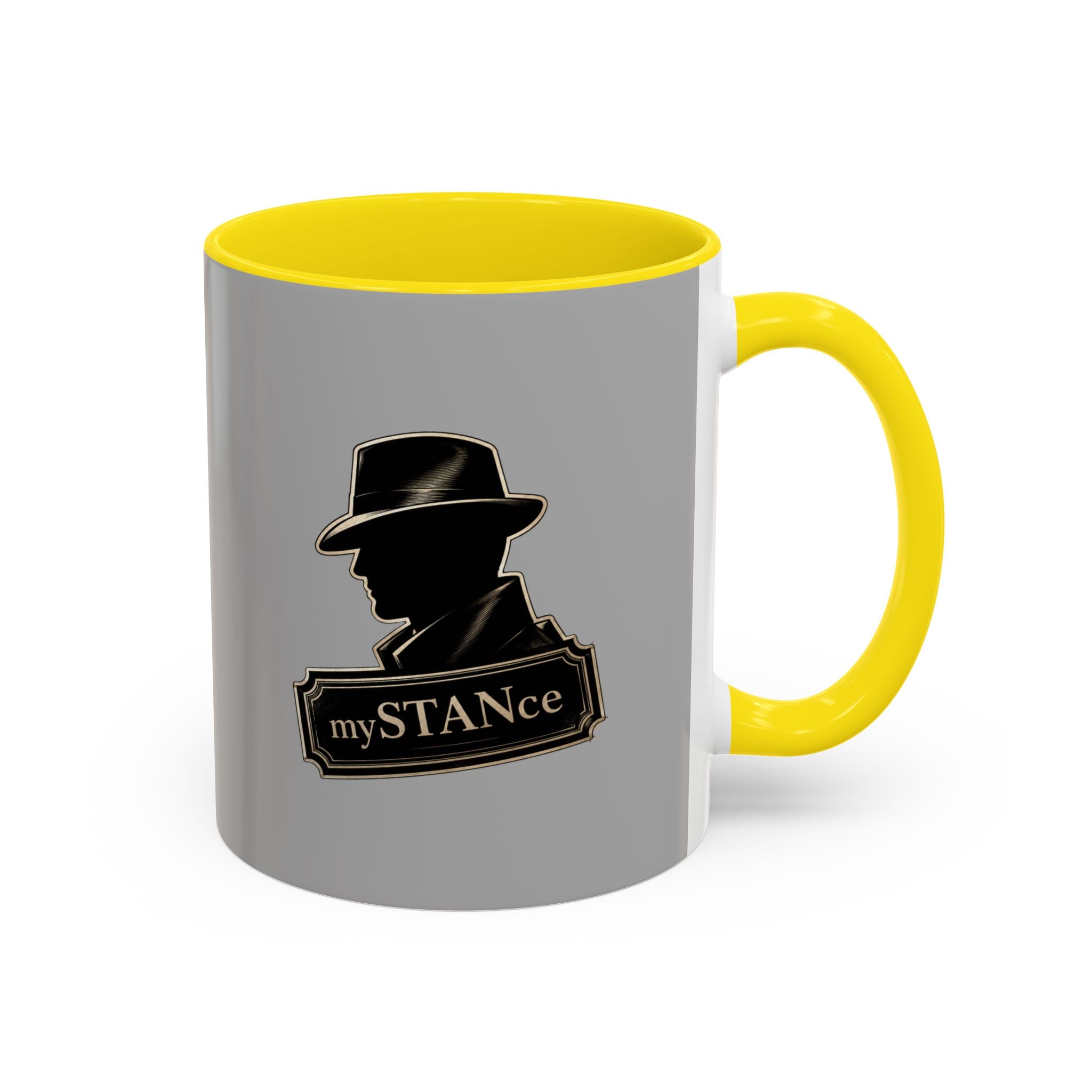 Coffee Mug — Vintage Detective 'mySTANce' Accent Ceramic Mug