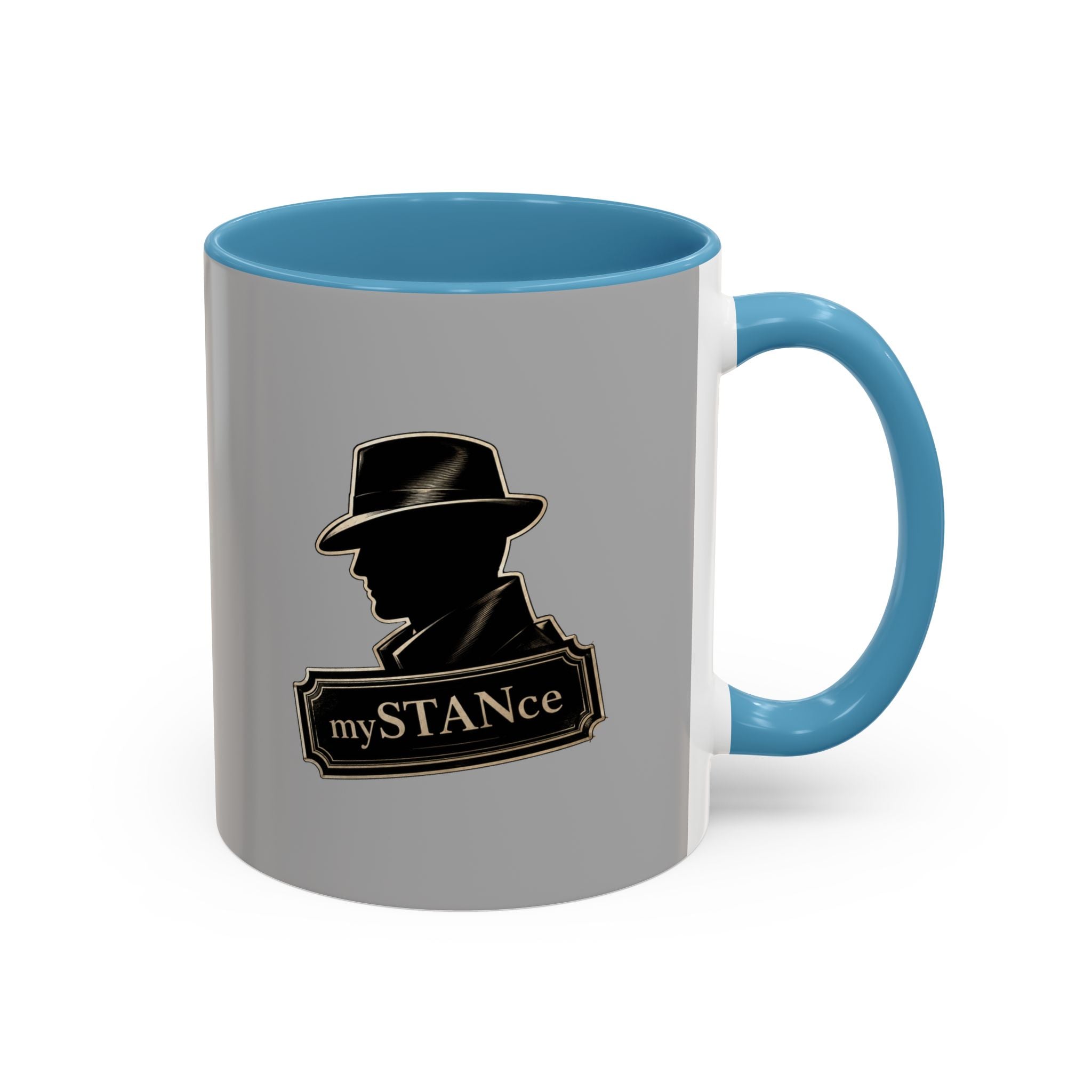 Coffee Mug — Vintage Detective 'mySTANce' Accent Ceramic Mug